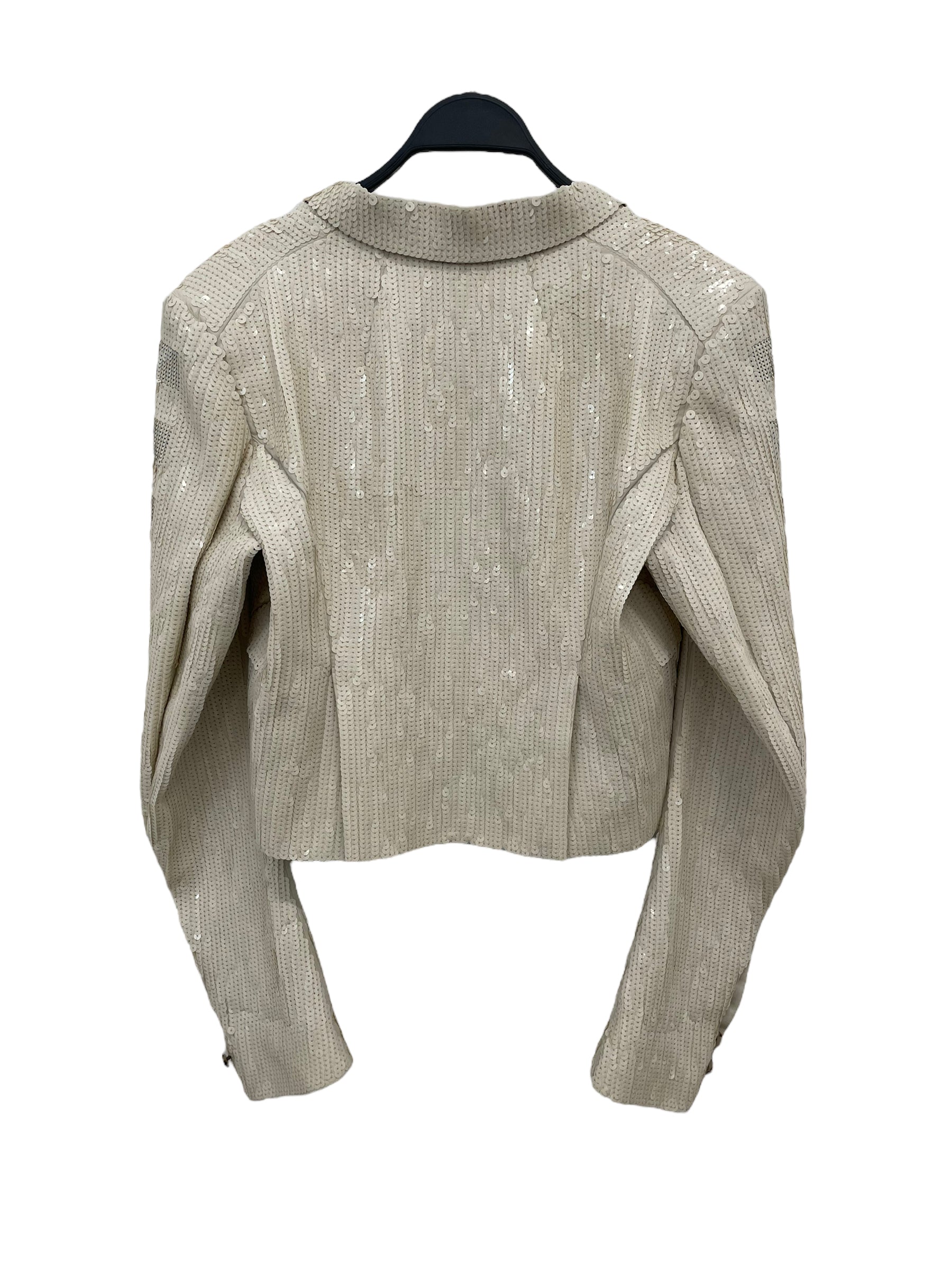 Rick Owens///Jacket/44/Iridescent /Polyester/CRM/// view 2
