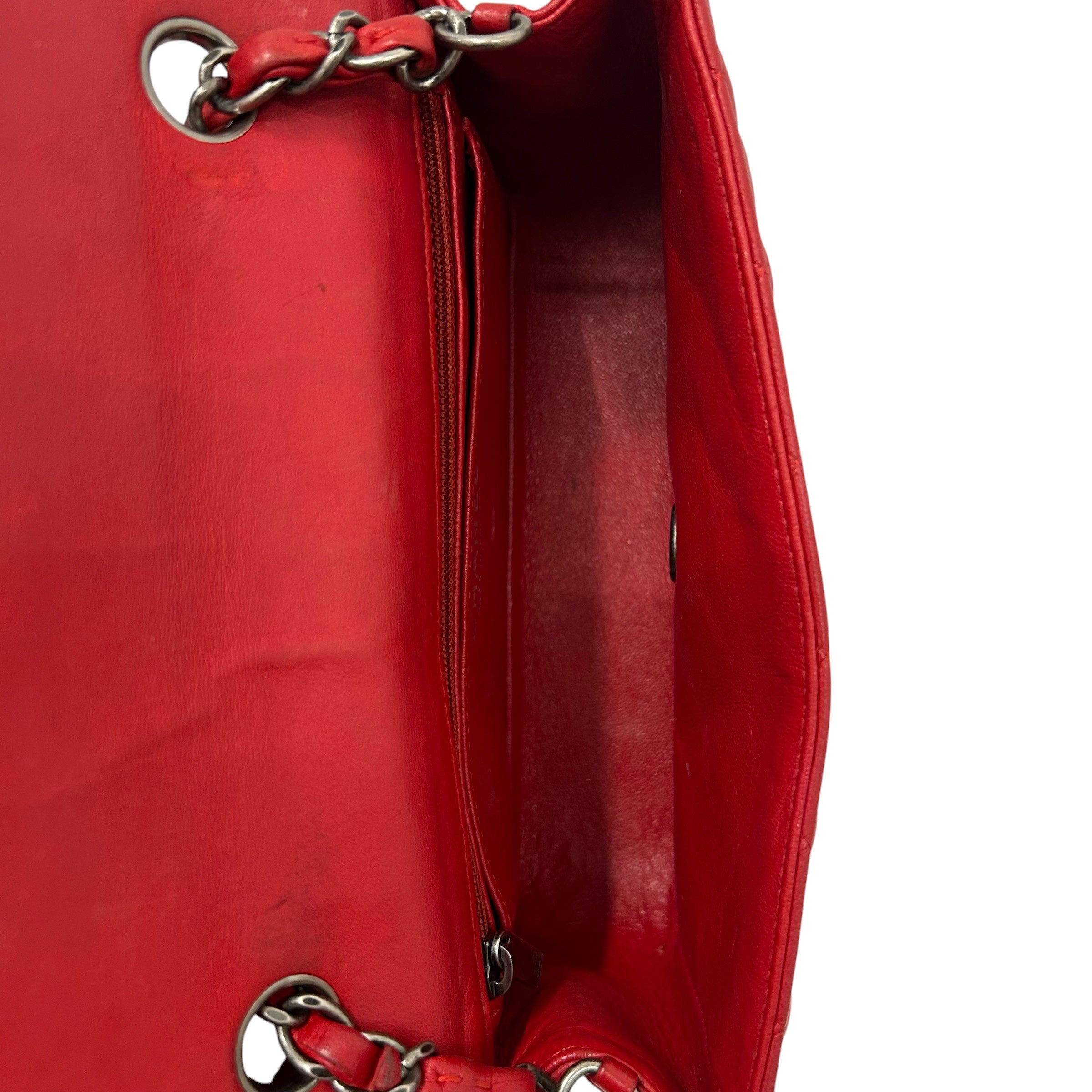 CHANEL/Bag/Leather/RED/Quilted Mini Flap view 4