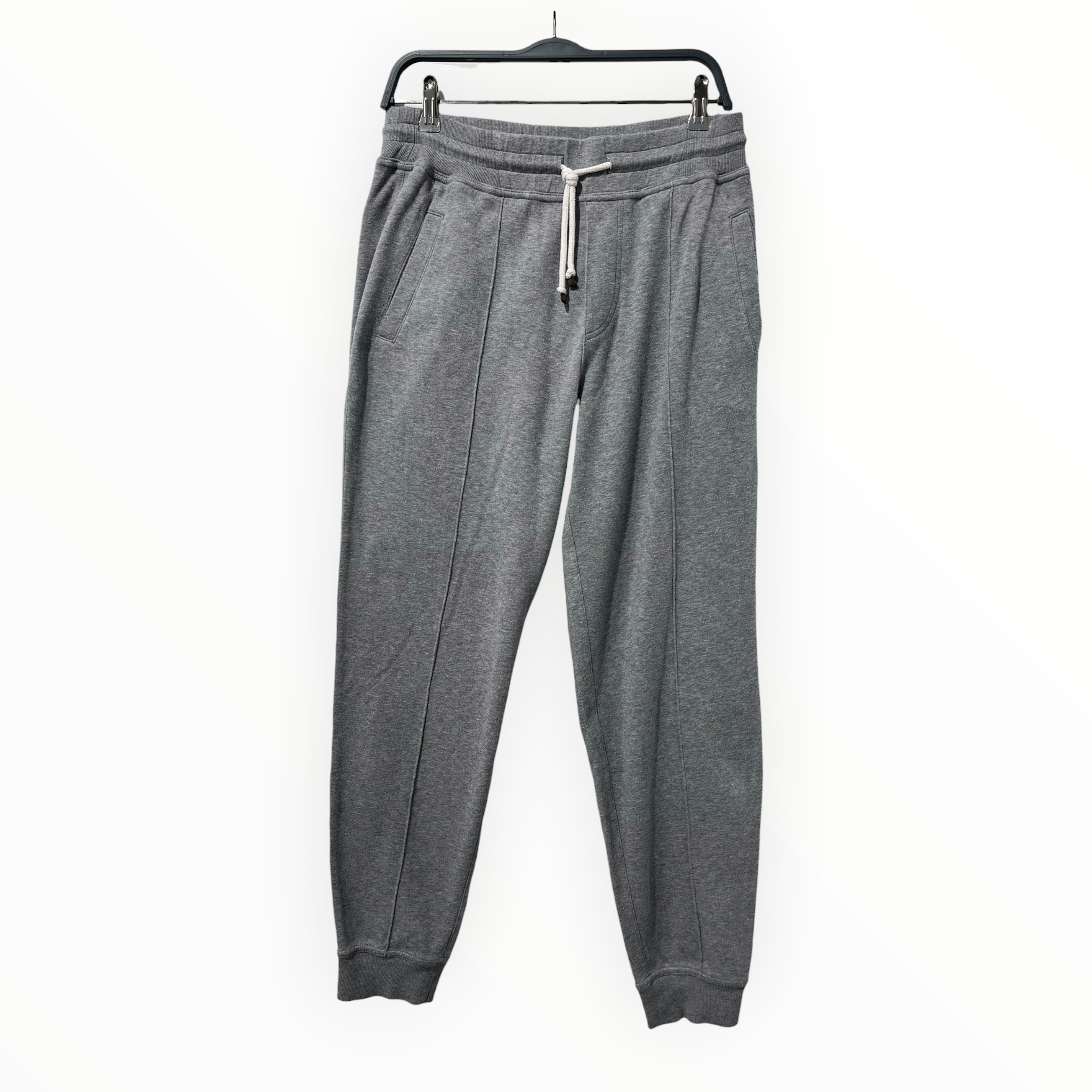 BRUNELLO CUCINELLI/Pants/S/Cotton/GRY/GRAY SWEATPANT view 1
