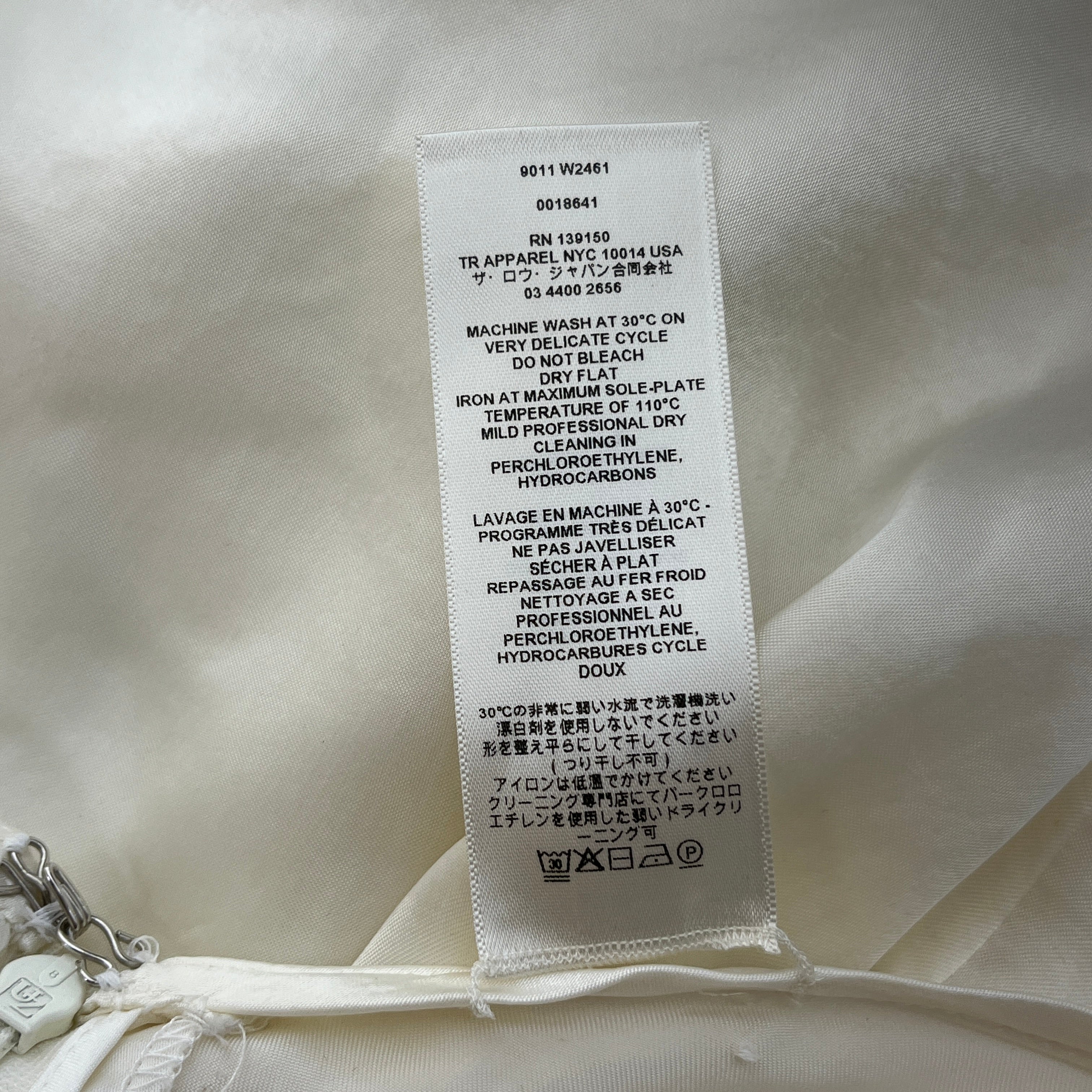 The Row/Long Skirt/10/Silk/WHT/ view 5
