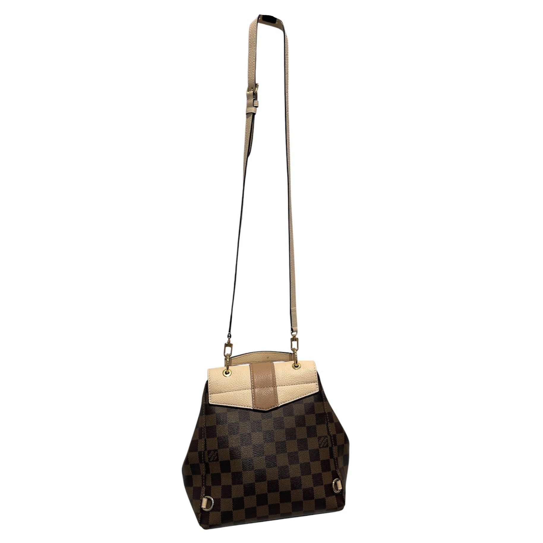 LOUIS VUITTON/Bag/Leather/BRW/lv monogram clapton view 2