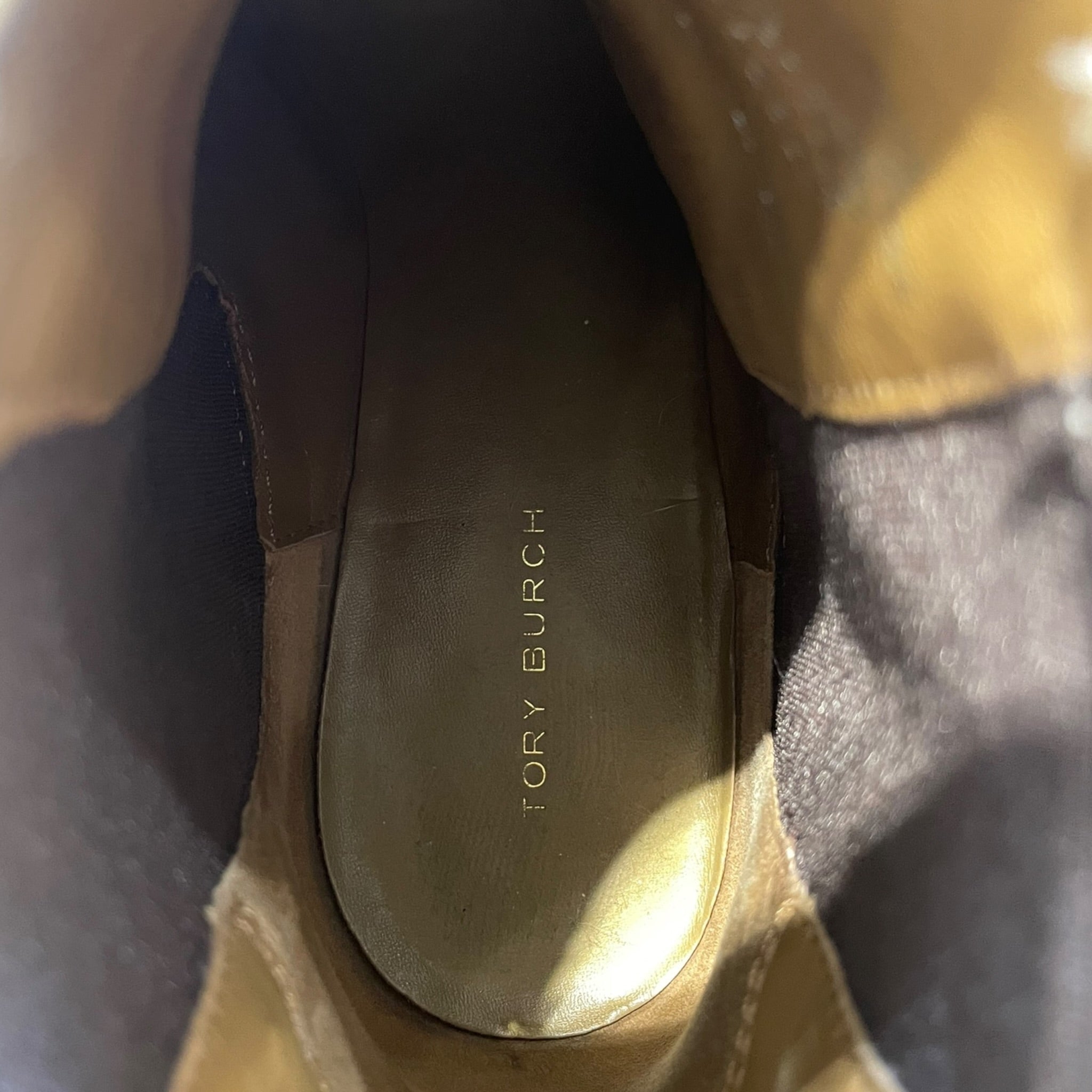 TORY BURCH/Chelsea Boots/US 8/Leather/BEG/ view 3