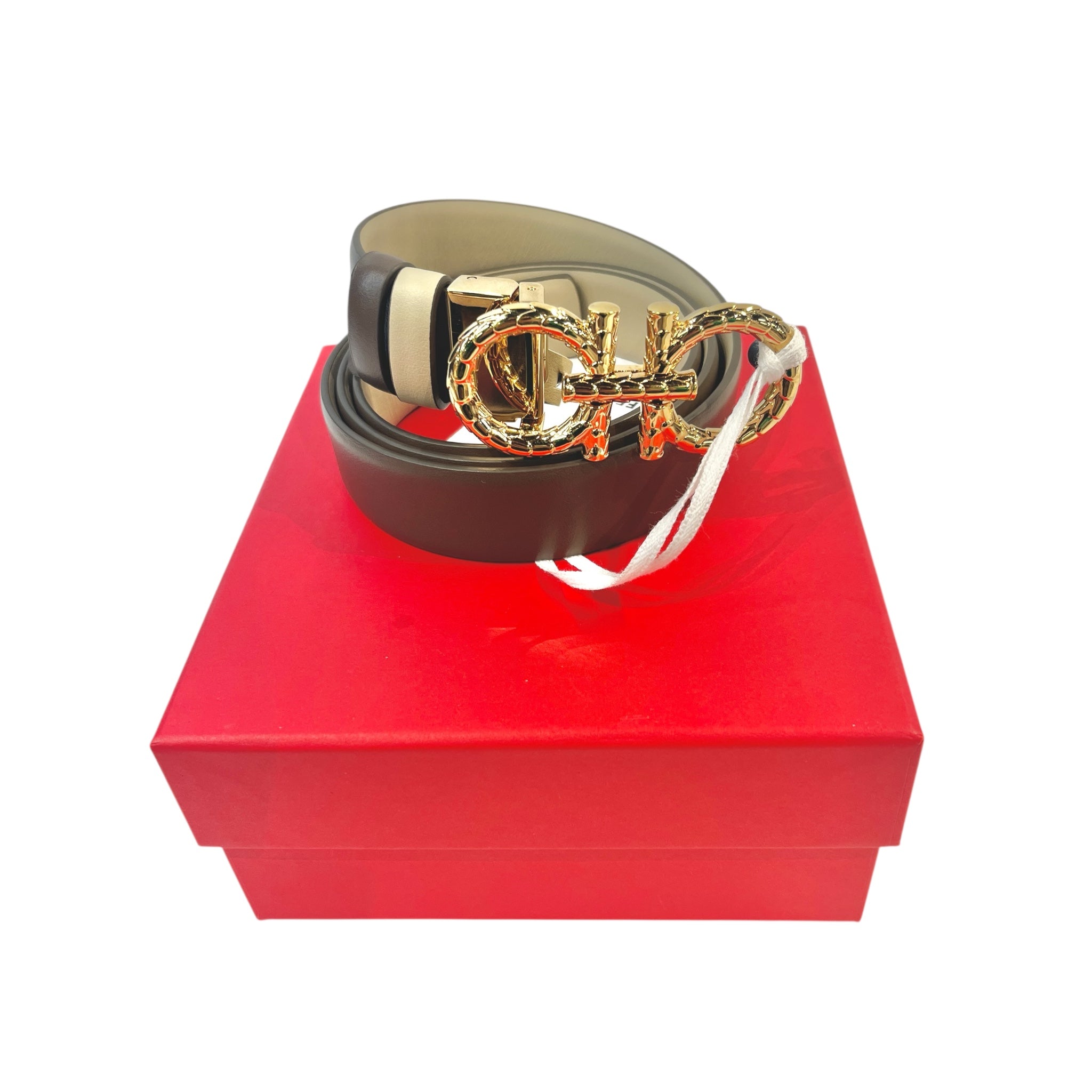 Salvatore Ferragamo/Belt/Leather/BRW/GANCINI BRAIDED BUCKLE view 2