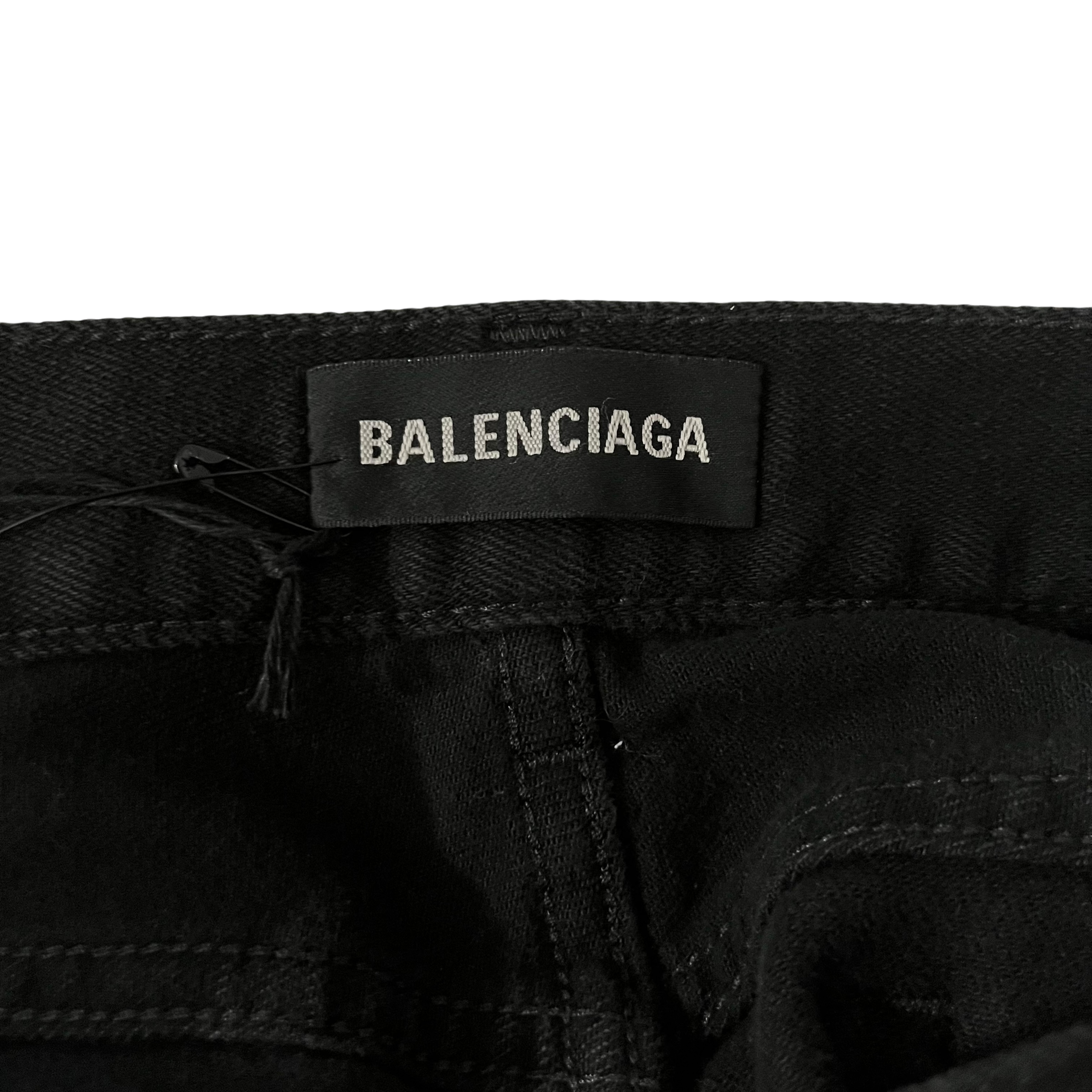 BALENCIAGA/Skinny Pants/32/Nylon/BLK/skinny demna era view 5