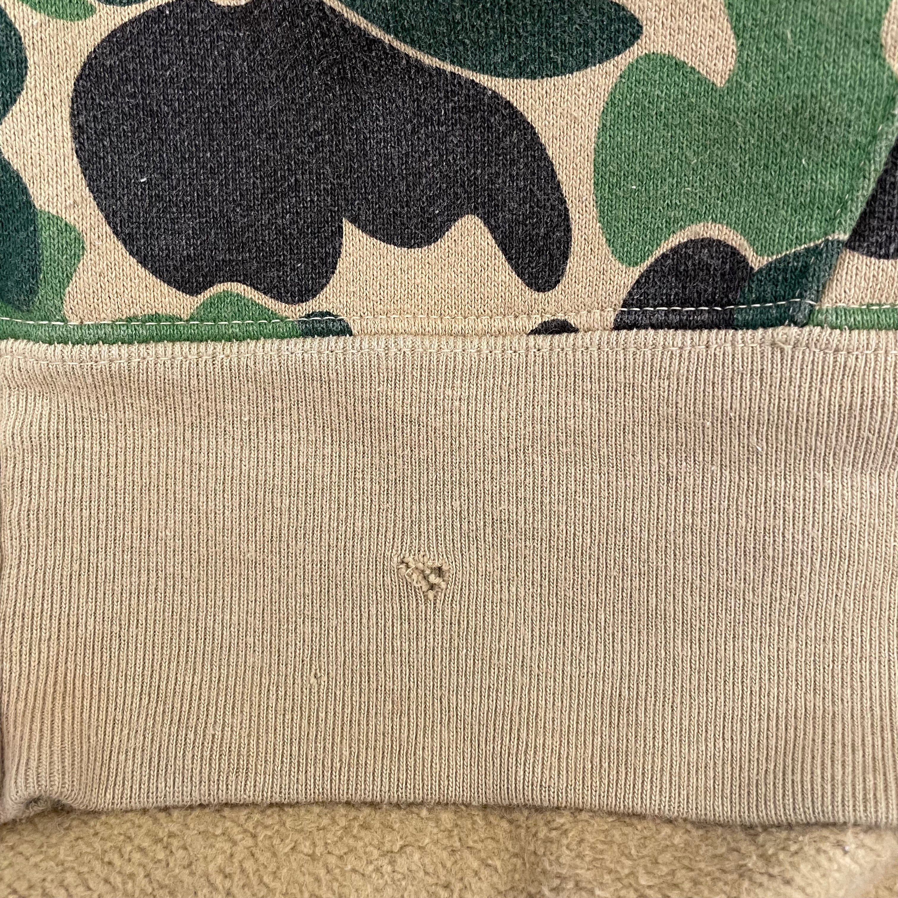 A BATHING APE/Zip Up Hoodie/L/Camouflage/Cotton/GRN/green camo view 5