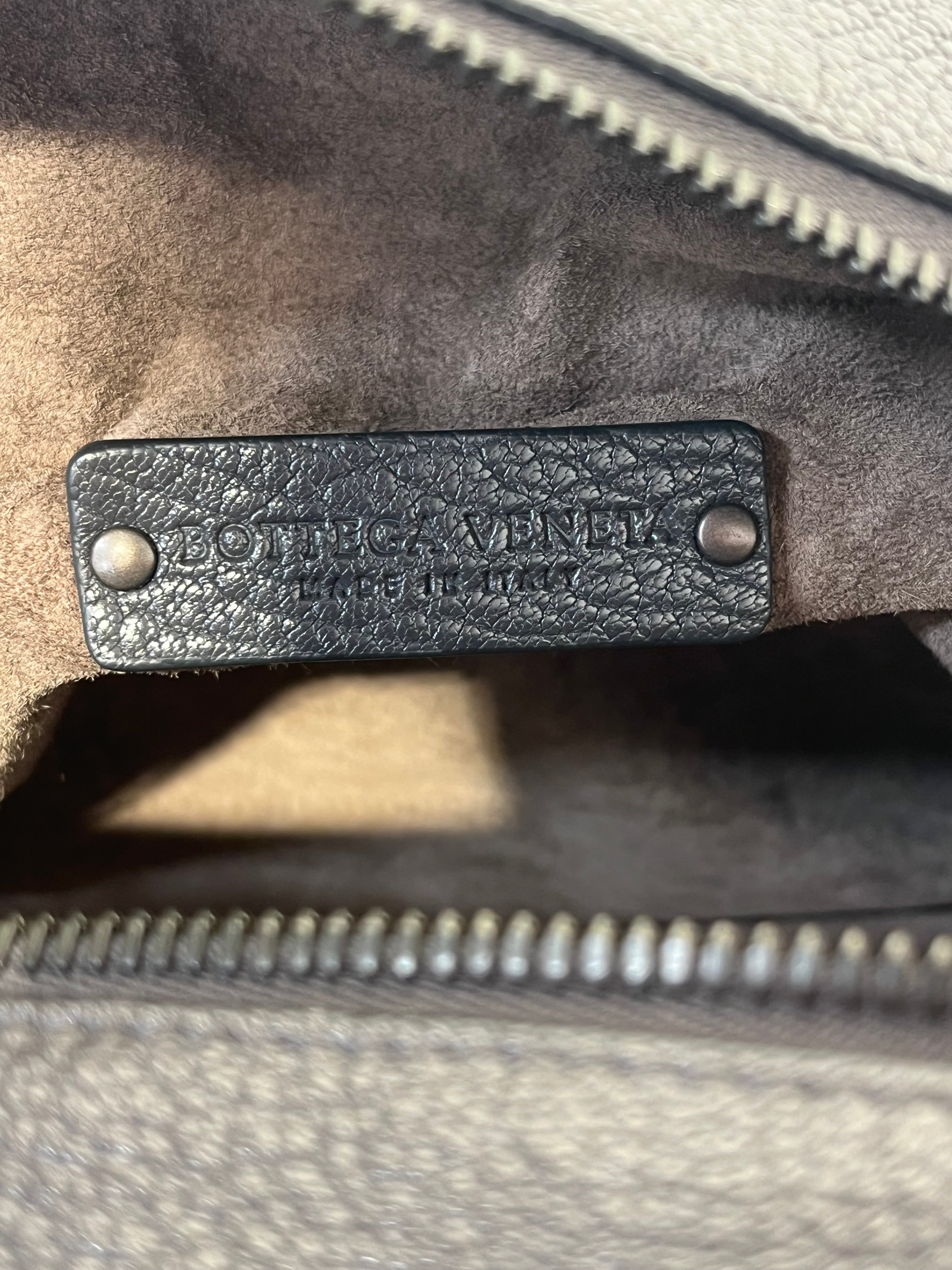 BOTTEGA VENETA/Boston Bag/Leather/GRY/Brera Bag Grey/Blue view 7