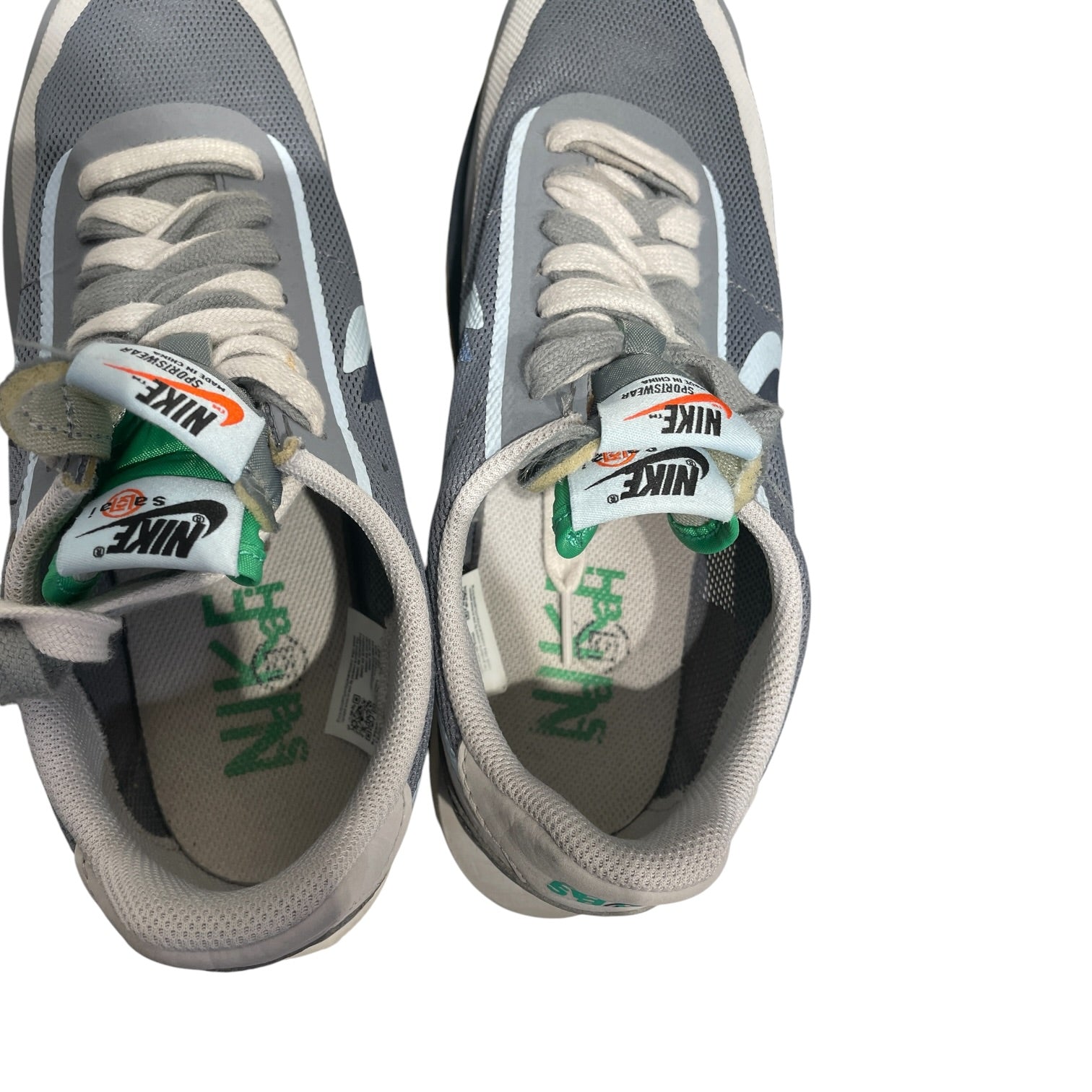 NIKE/Low-Sneakers/US 8.5/Polyester/GRY/waffle view 3