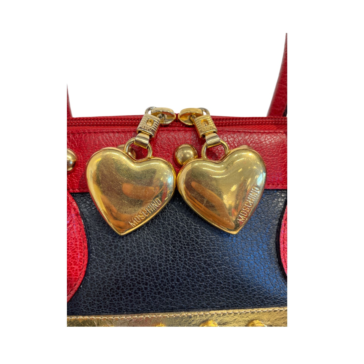 MOSCHINO/Tote Bag/Leather/BLK/ART IS LOVE 90'S BAG view 6