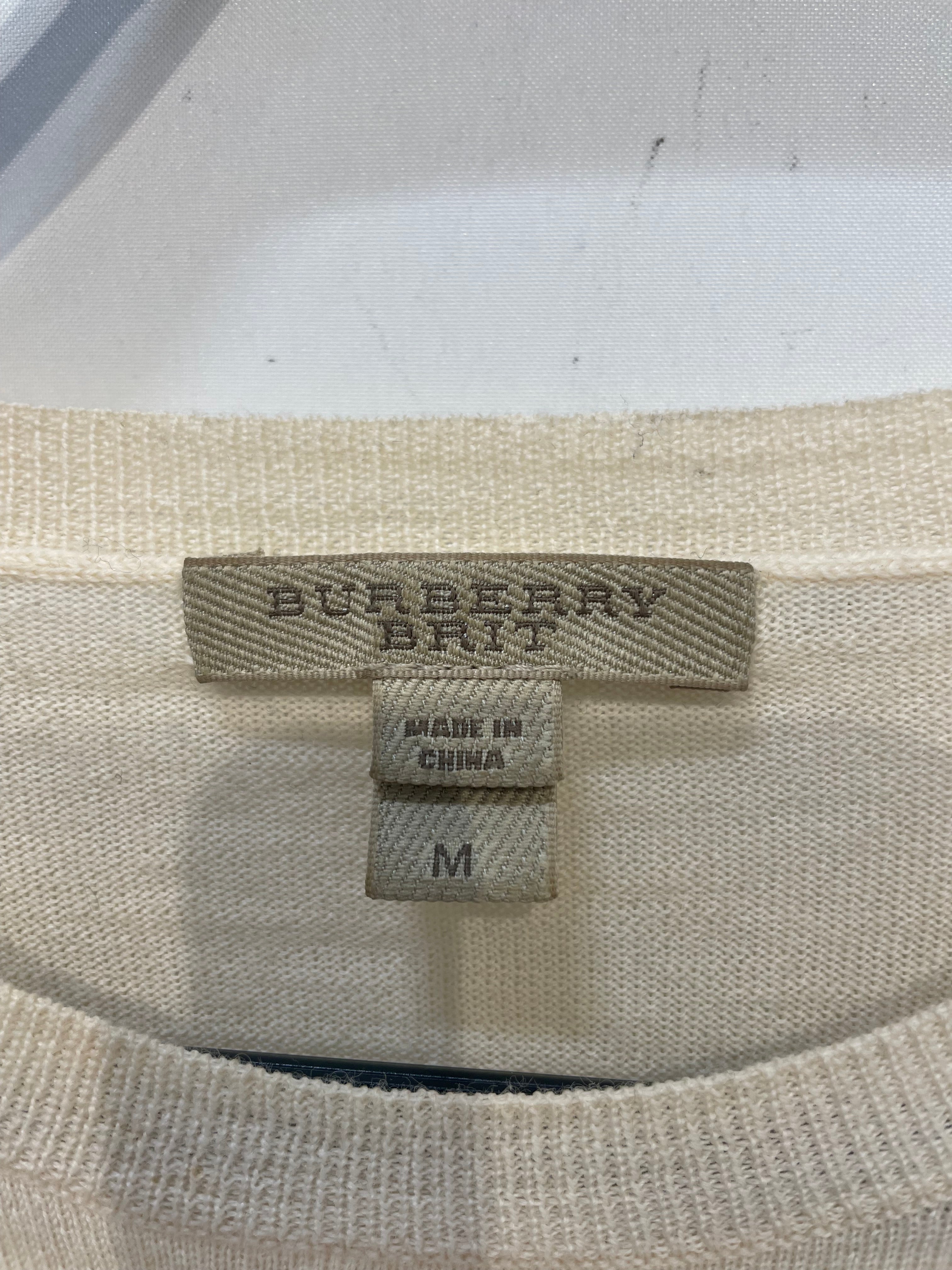 BURBERRY BRIT/Sweater/M/Wool/CRM/ view 3