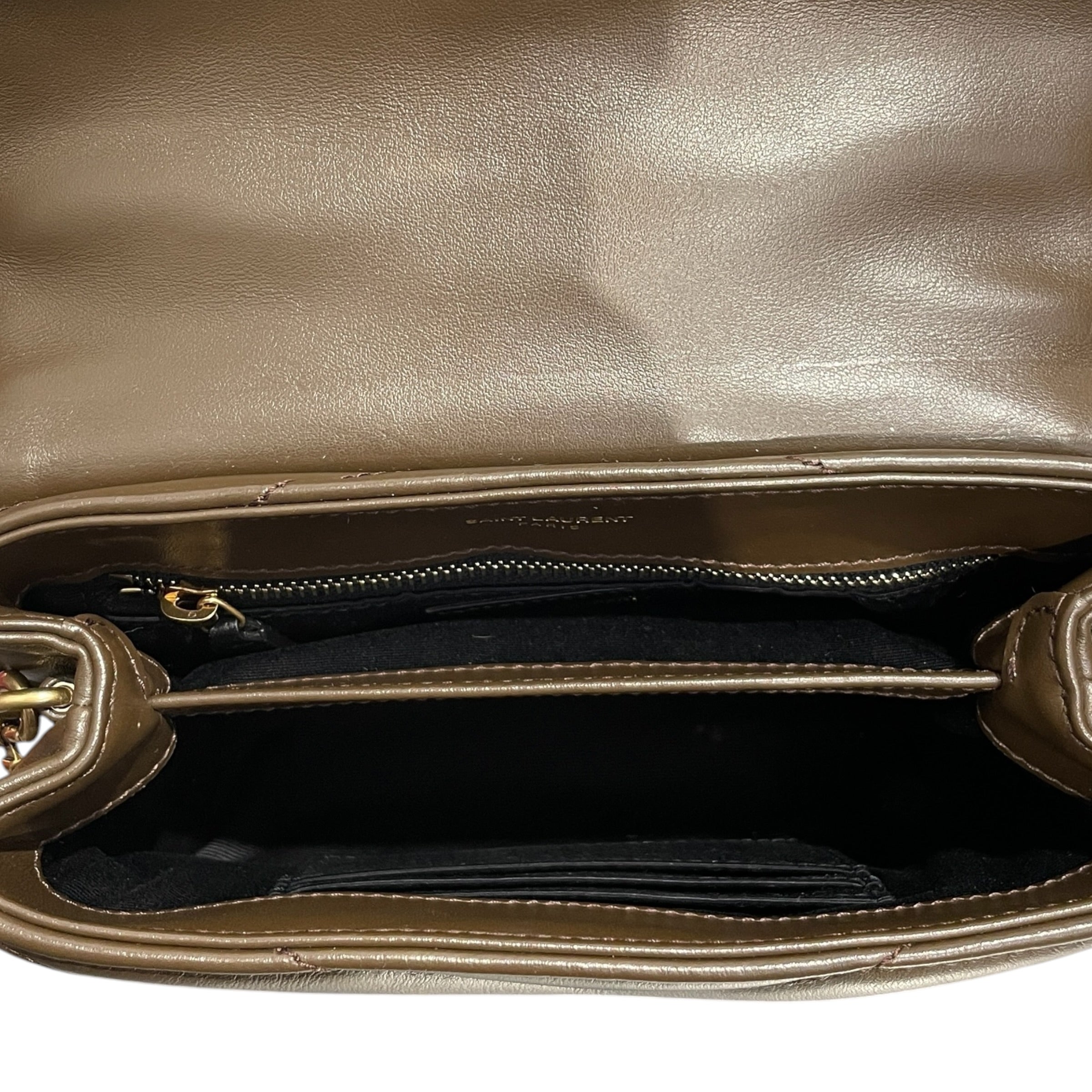 YVES SAINT LAURENT/Hand Bag/Leather/BRW/LOULOU QUILTED SHOLDER BAG view 6