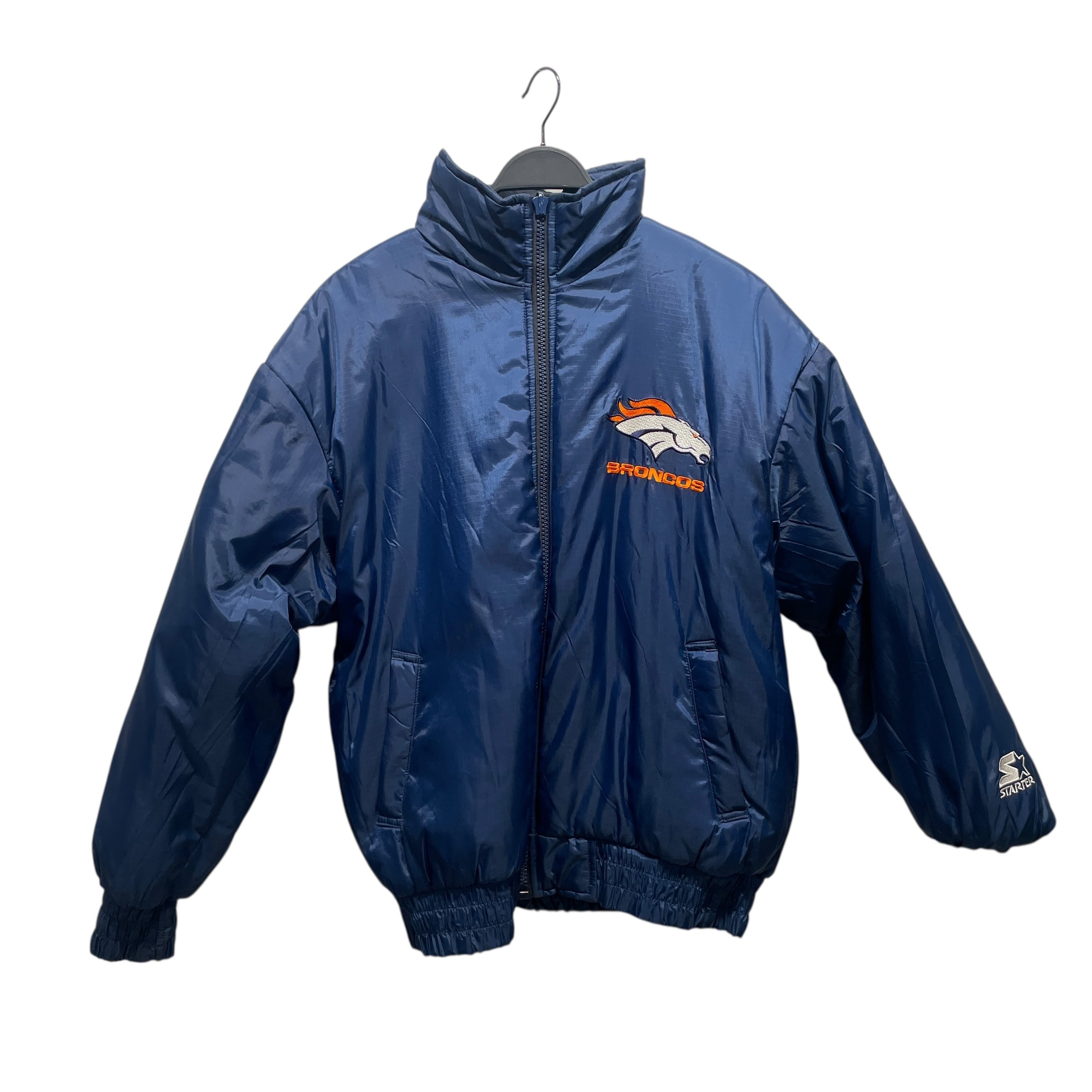 STARTER/Windbreaker/L/XL/Acrylic/NVY/BRONCO REVERSE view 3