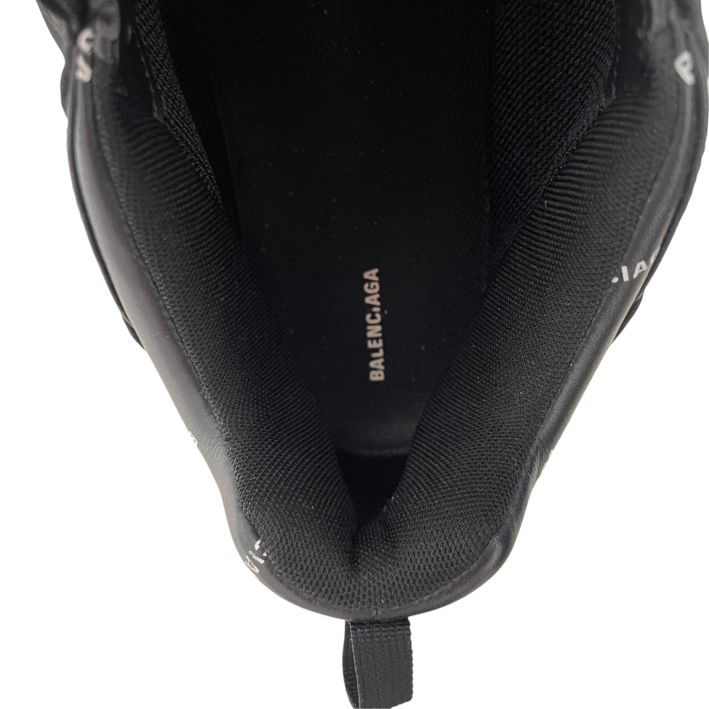 BALENCIAGA/Low-Sneakers/EU 45/Acrylic/BLK/ view 3