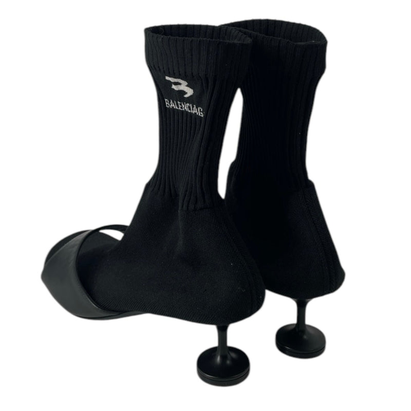 BALENCIAGA/Heels/EU 37/Cotton/BLK/sock heel