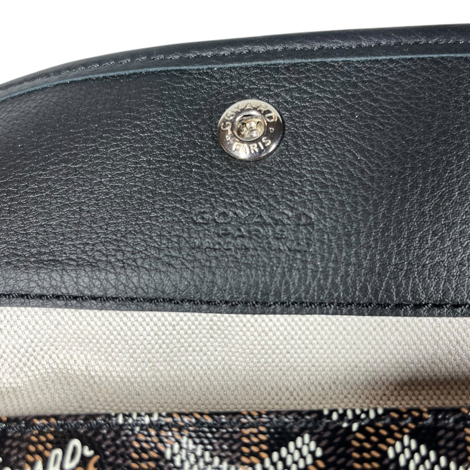 GOYARD/Tote Bag/Monogram/Leather/BLK/St. Louis Tote view 4