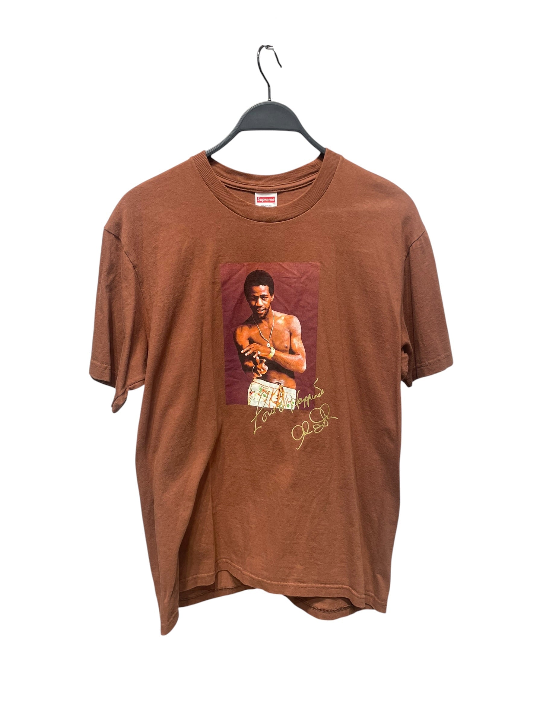 Supreme/T-Shirt/M/Cotton/BRW/Graphic/al green view 1