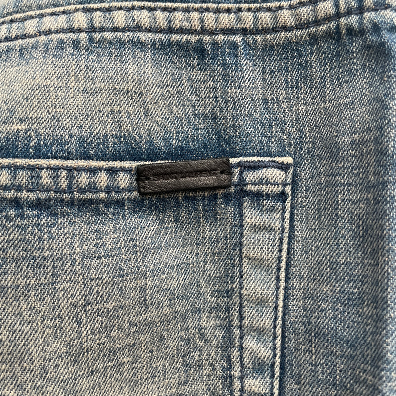 SAINT LAURENT/Straight Pants/30/Denim/BLU/FADED