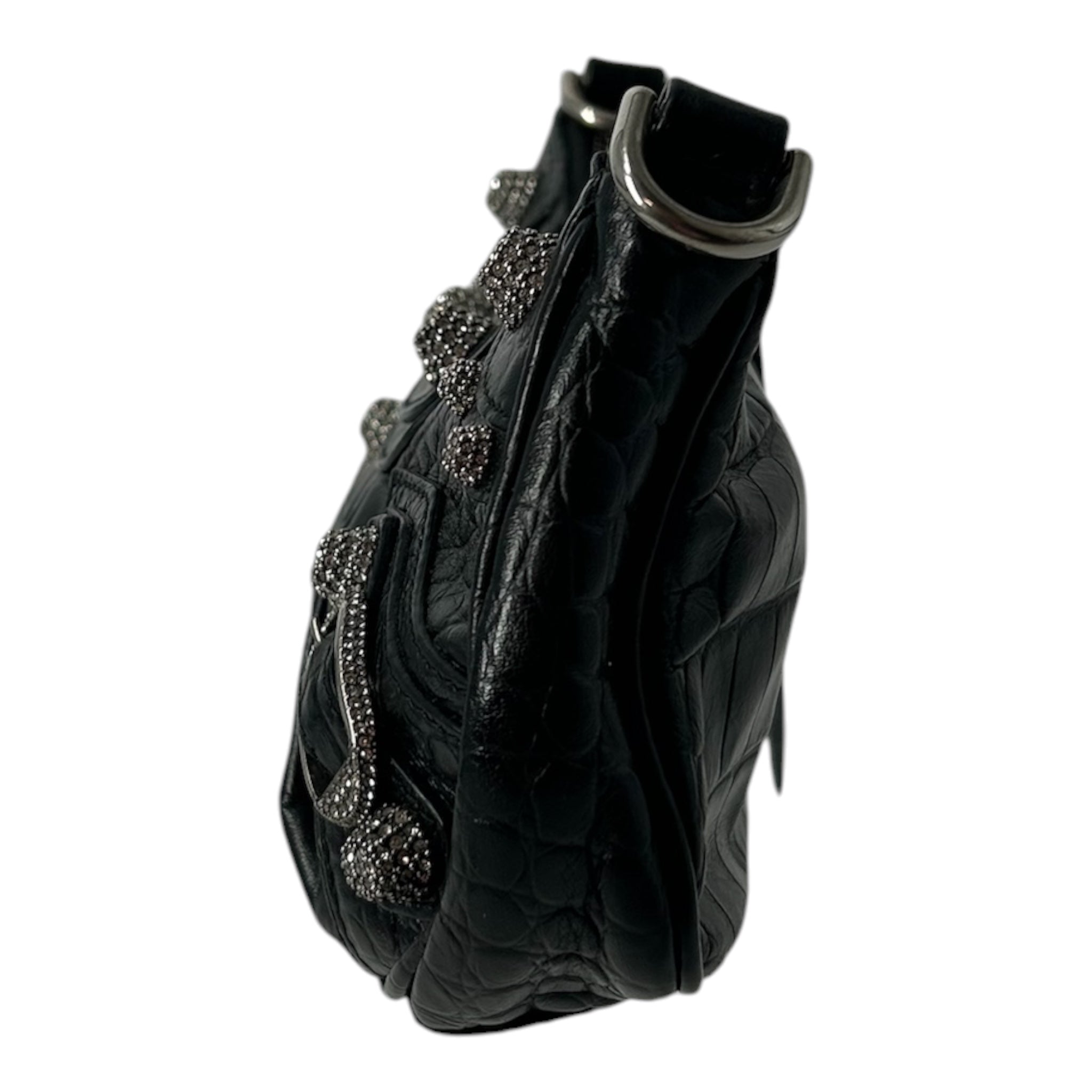 BALENCIAGA/Bag/Leather/BLK/CAGOLE MINI CHAIN BLING HRDWR view 3