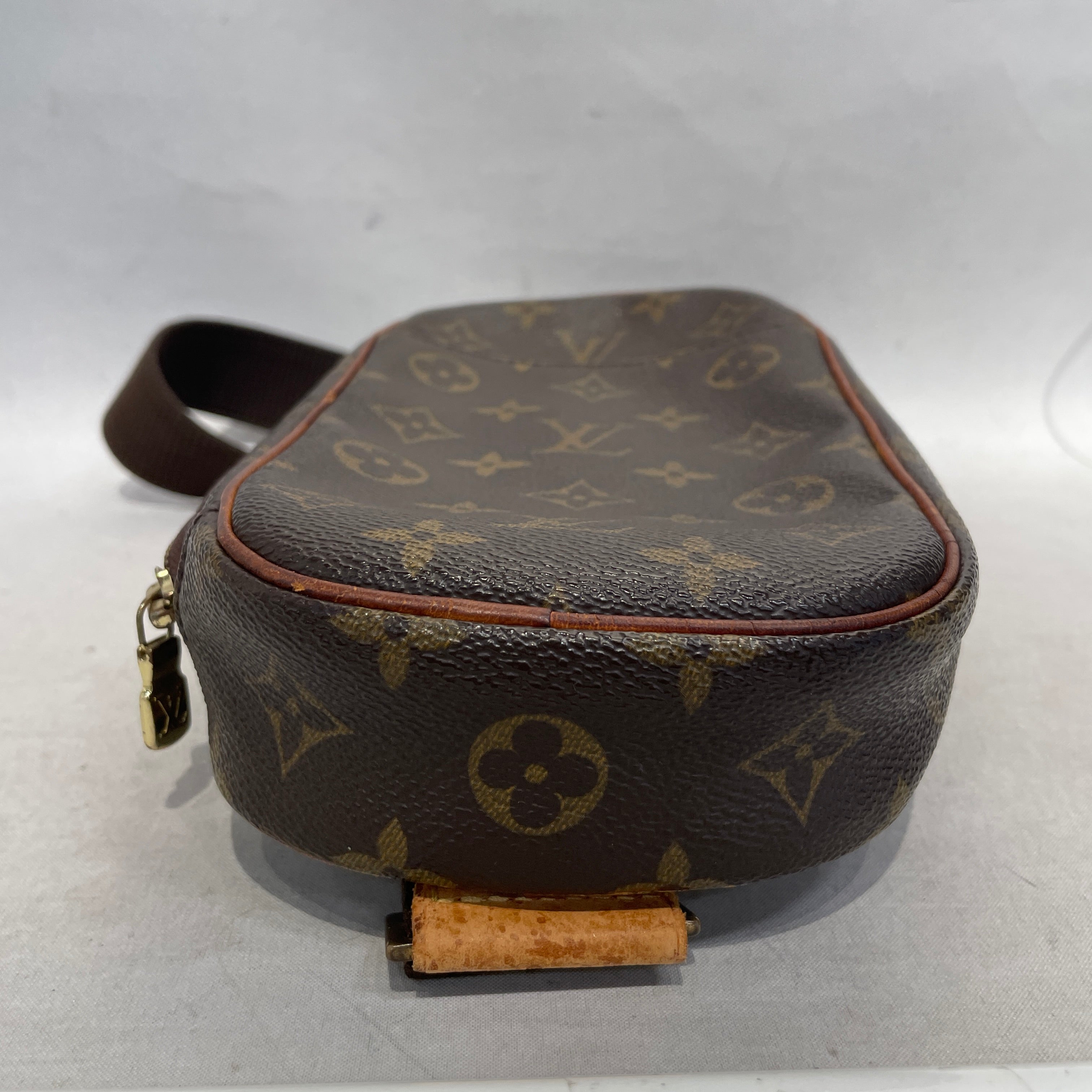 LOUIS VUITTON/Cross Body Bag/Monogram/Leather/BRW/GANGE view 5