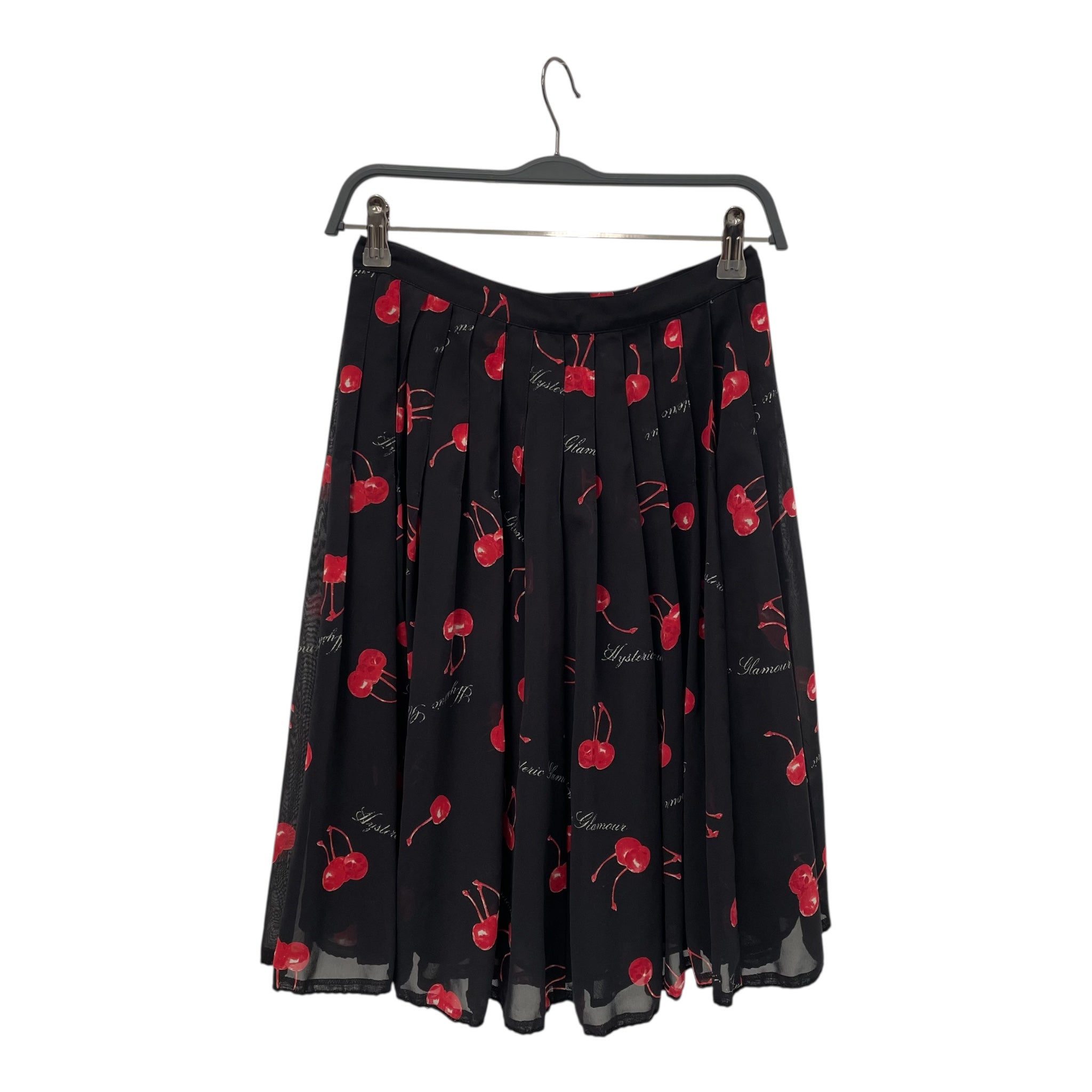 HYSTERIC GLAMOUR/Skirt/S/All Over Print/BLK/CHERRY SKIRT view 2