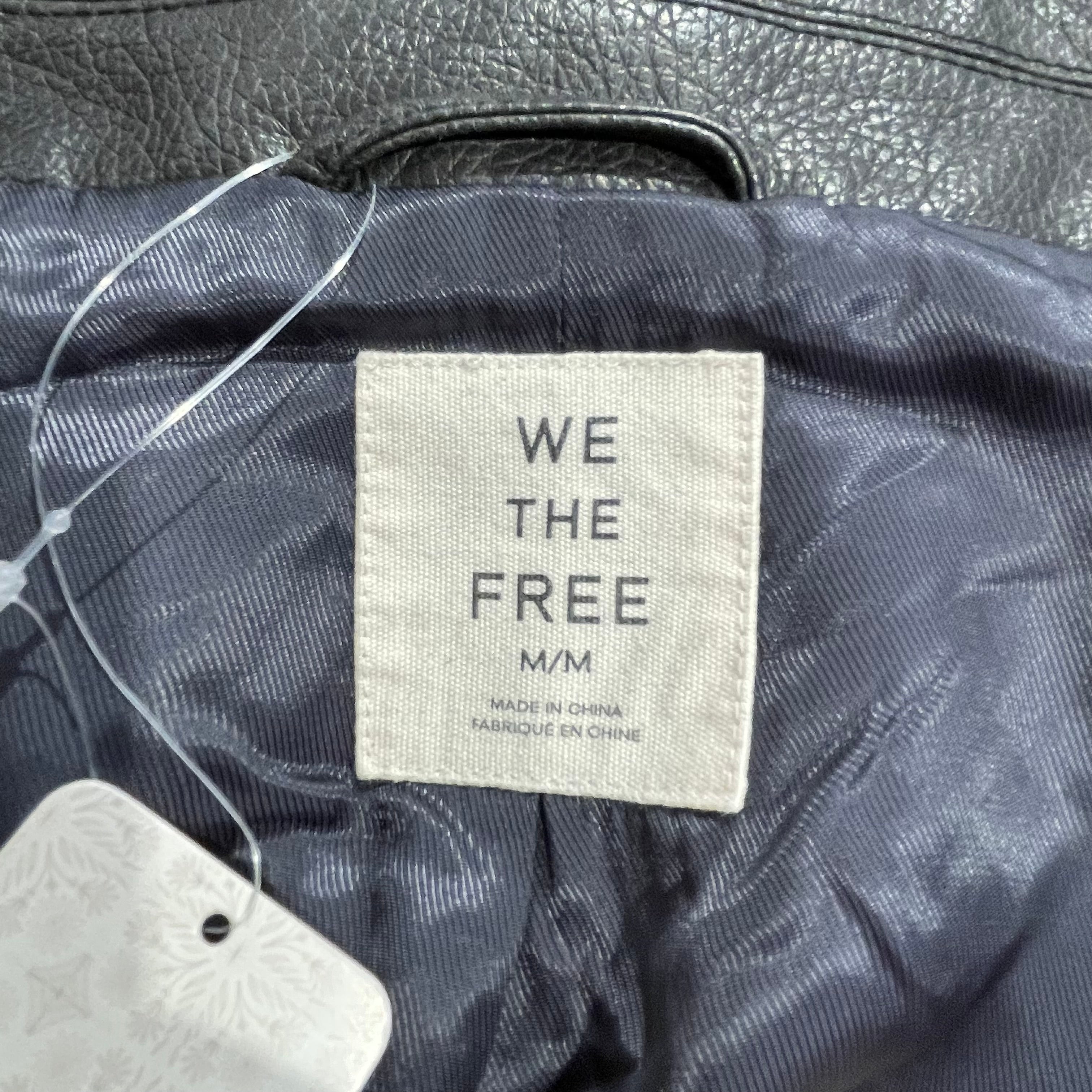 Free People/Jacket/M/BLK/ryland vegan band jacket view 3