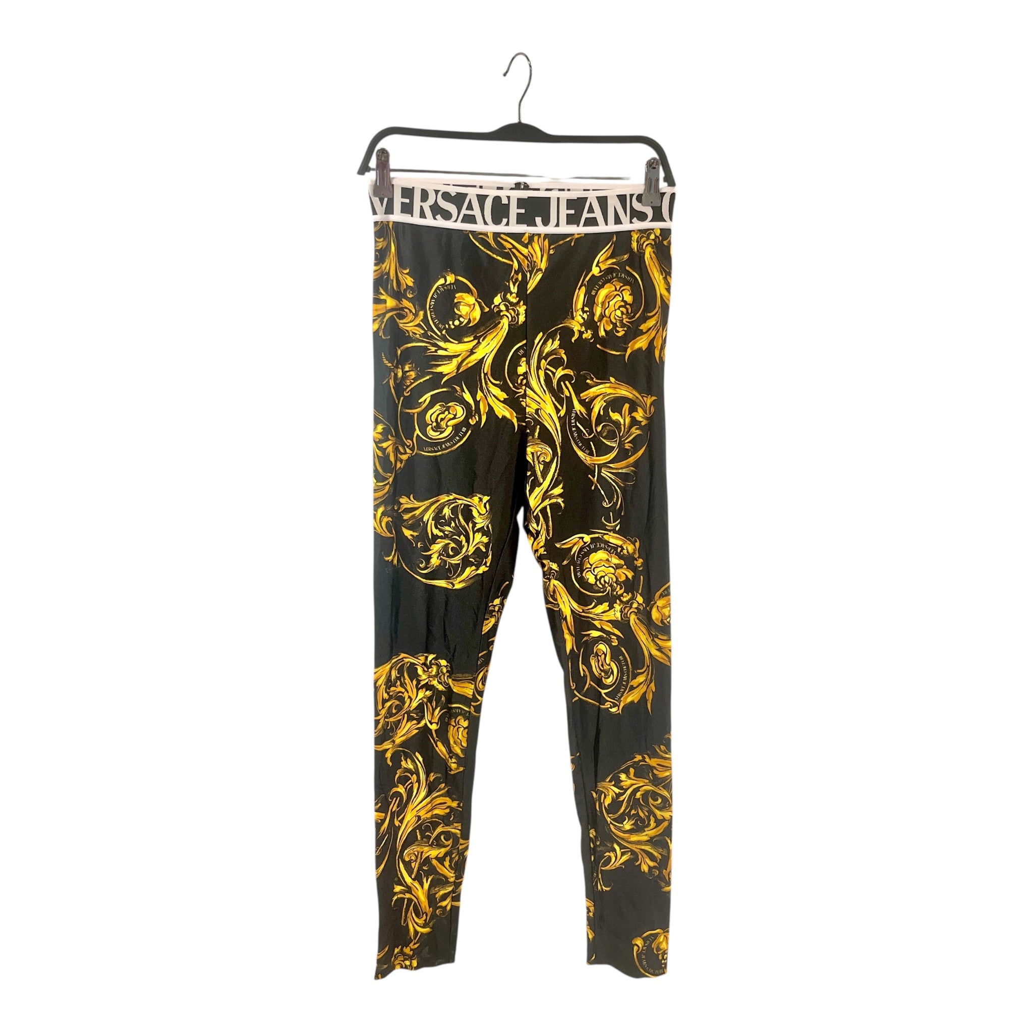 VERSACE JEANS COUTURE/Jumpsuits/10/Graphic/BLK/leggings/GOLD REGALIA BAROQUE PRINT view 1