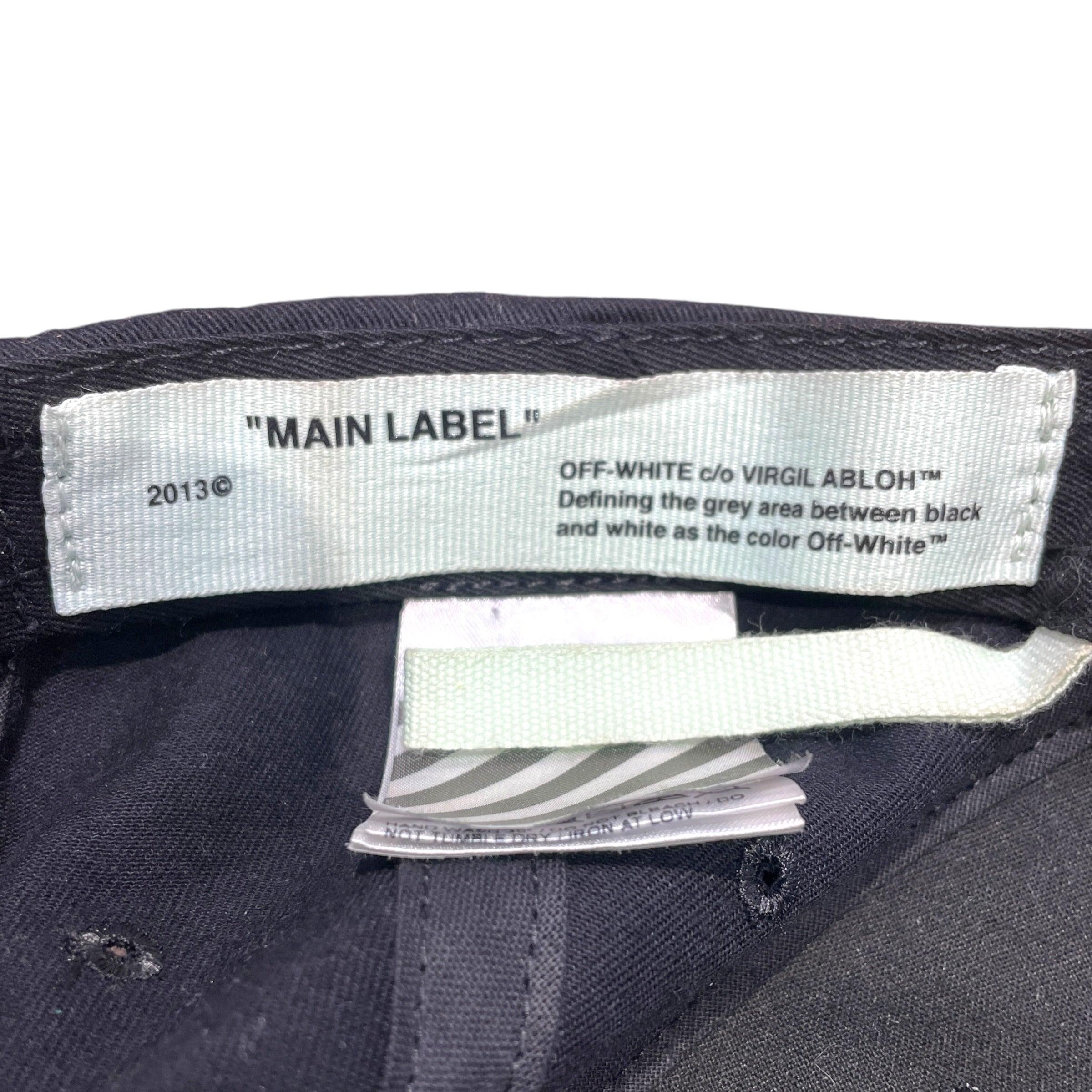 OFF-WHITE/Cap/Cotton/BLK/ view 3