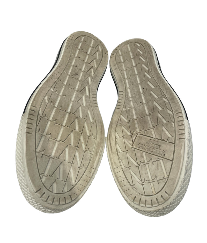 VALENTINO GARAVANI/Low-Sneakers/EU 45/Cotton/WHT/
