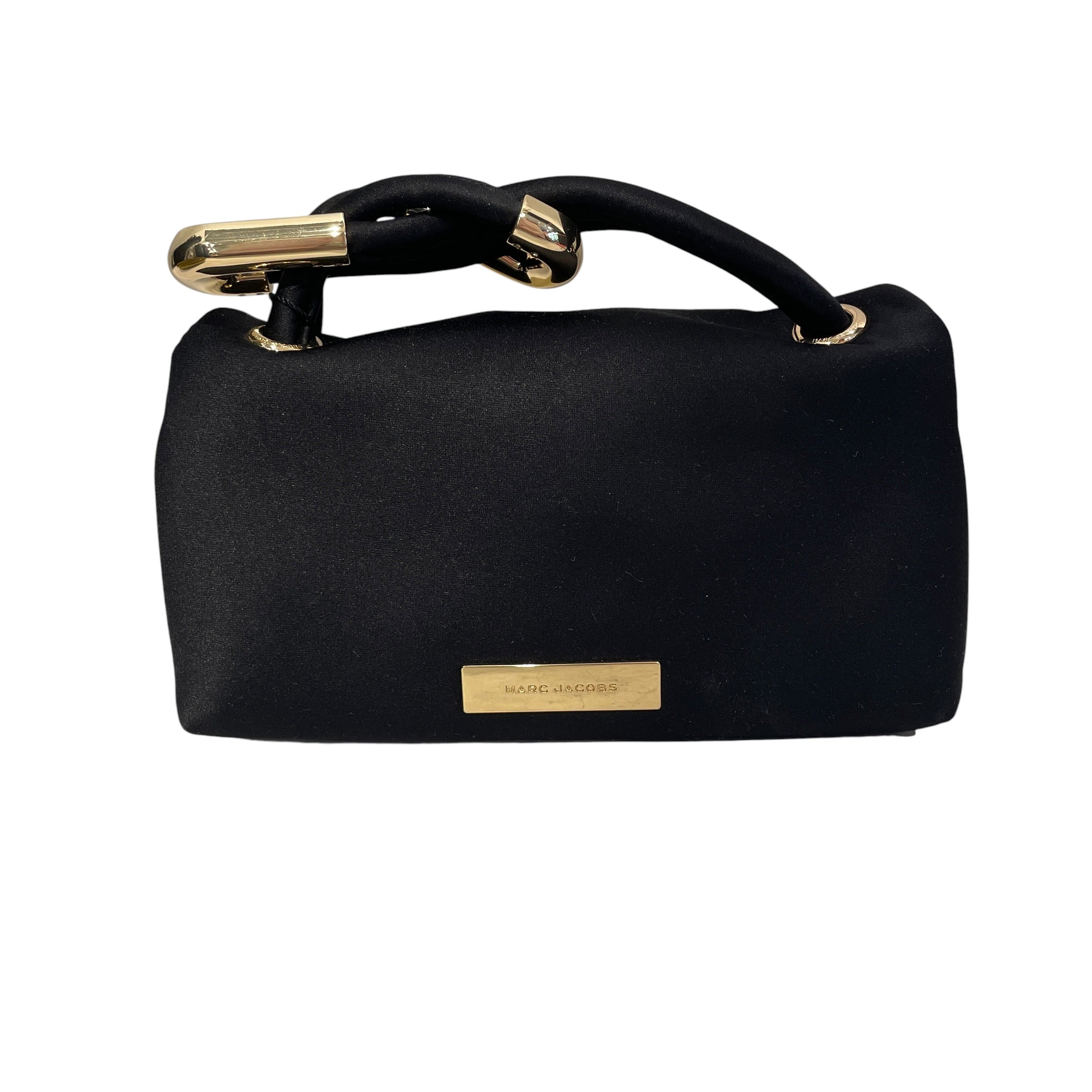 MARC JACOBS/Clutch Bag/BLK/MINI CLUTCH/SATIN/GOLD HARDWEA view 1