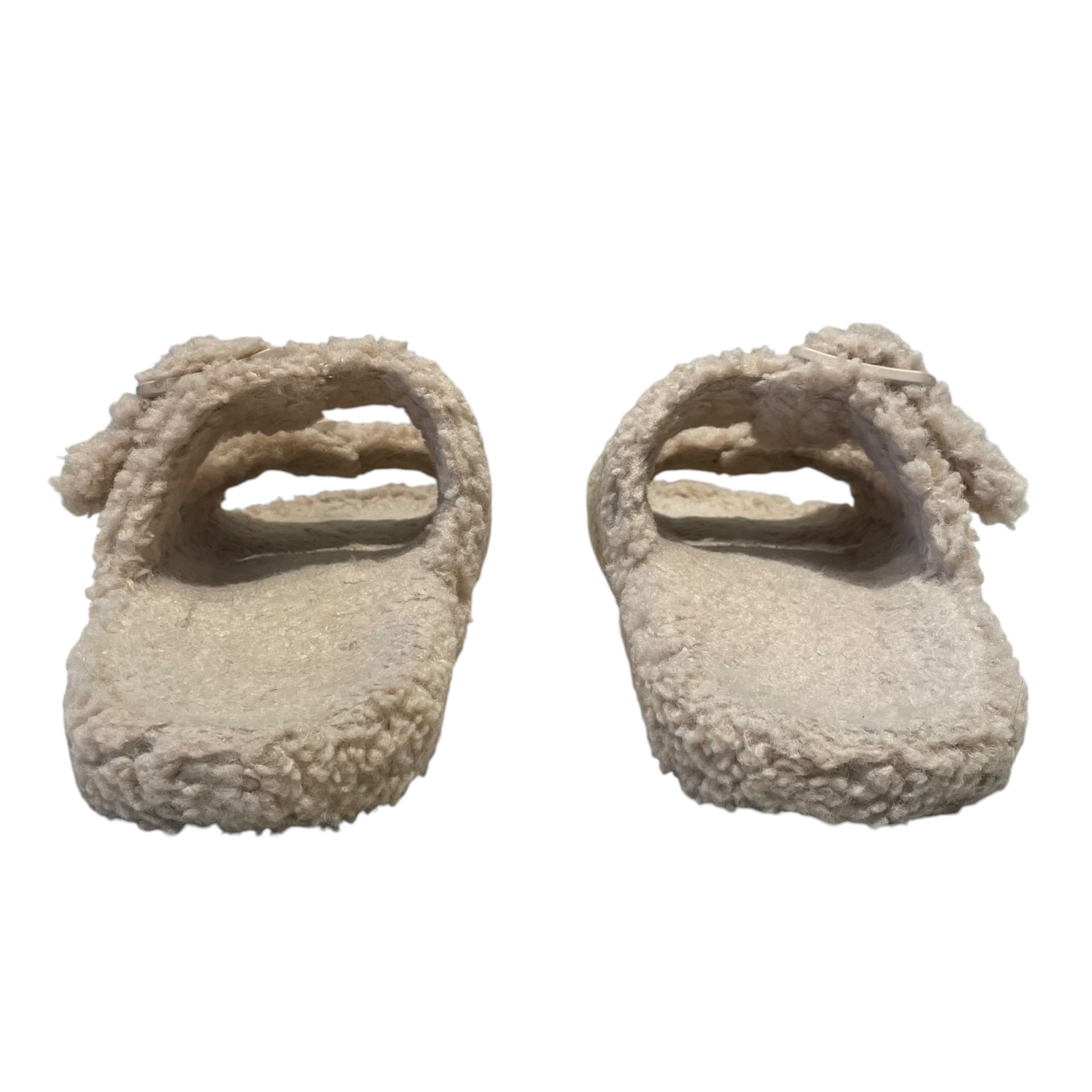 BALENCIAGA/Sandals/EU 44/Fur/CRM/Faux Fur Slides view 3