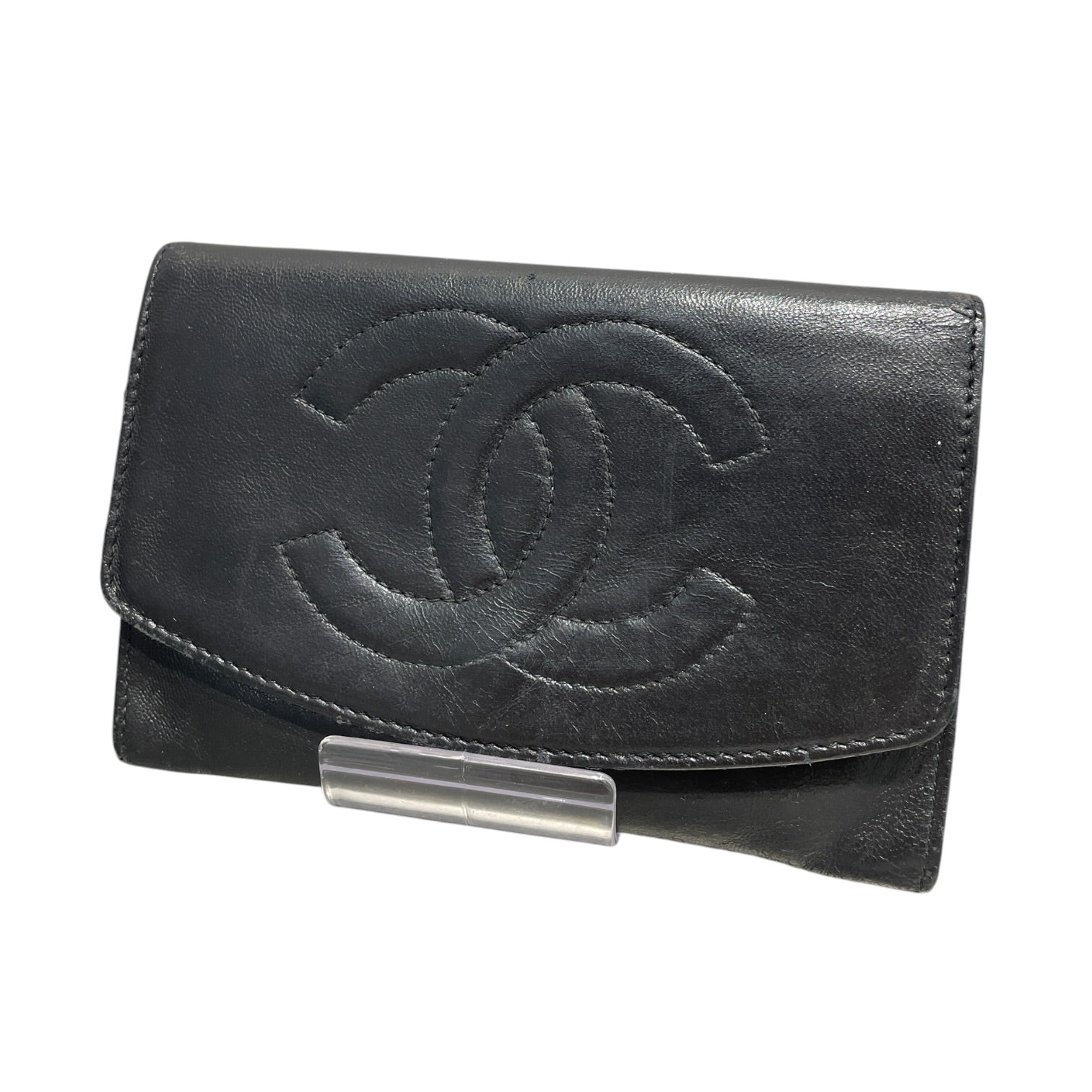 CHANEL/Wallet/Leather/BLK/L's/ view 1