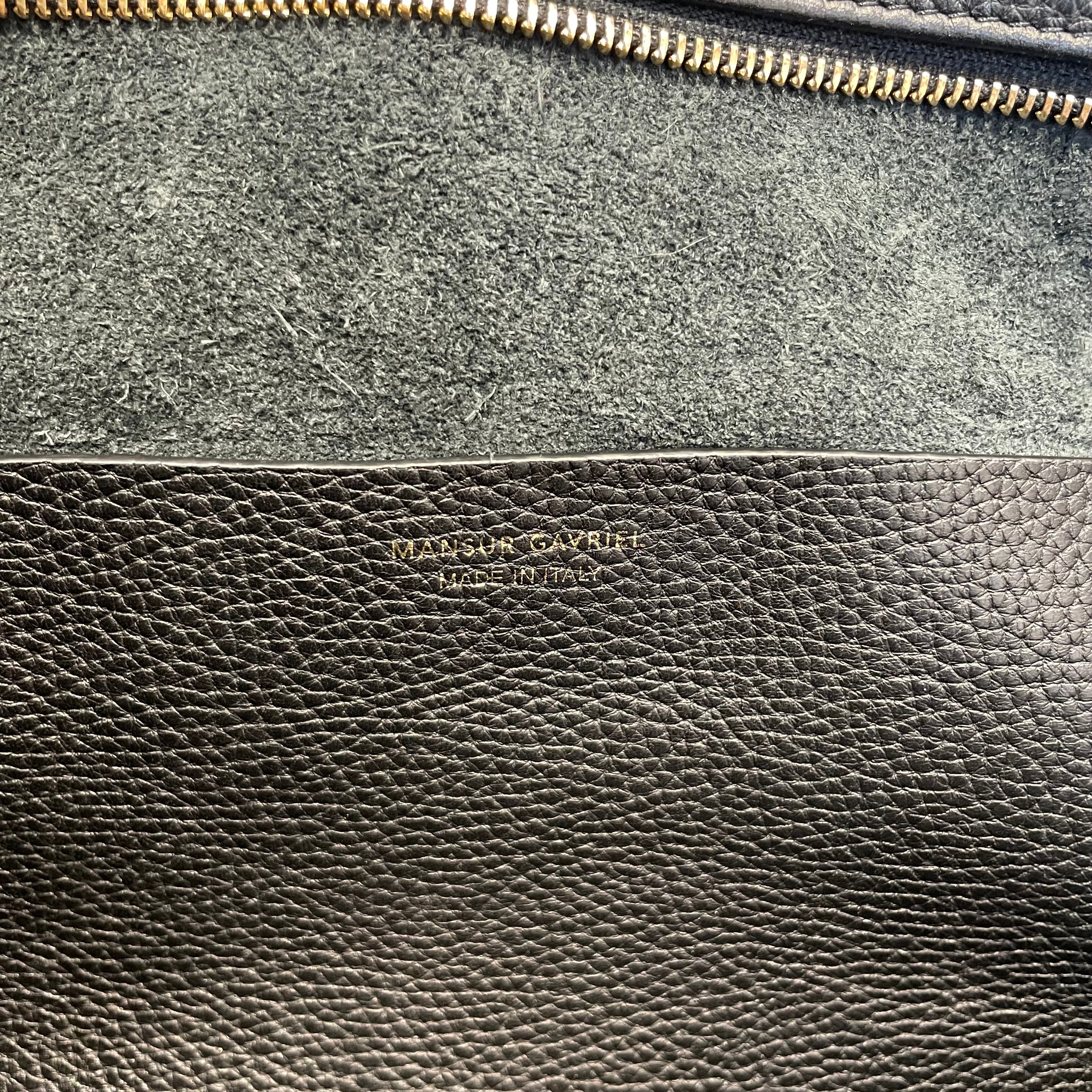 Mansur Gavriel/Tote Bag/Leather/BLK/POCKET ON INSIDE view 5