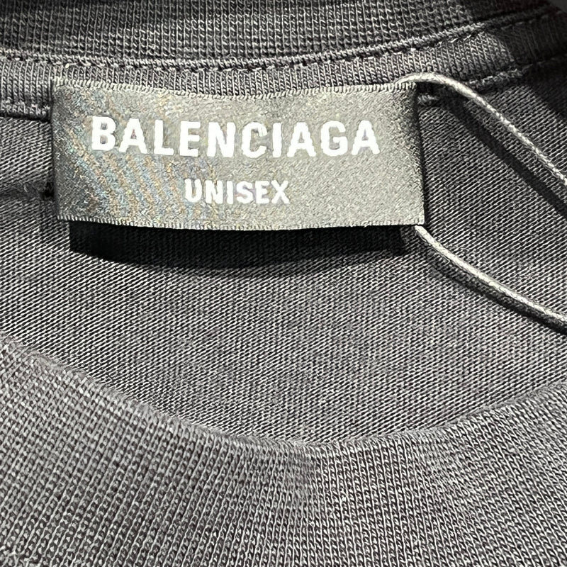 BALENCIAGA/T-Shirt/M/Cotton/BLK/Graphic/TOKYO