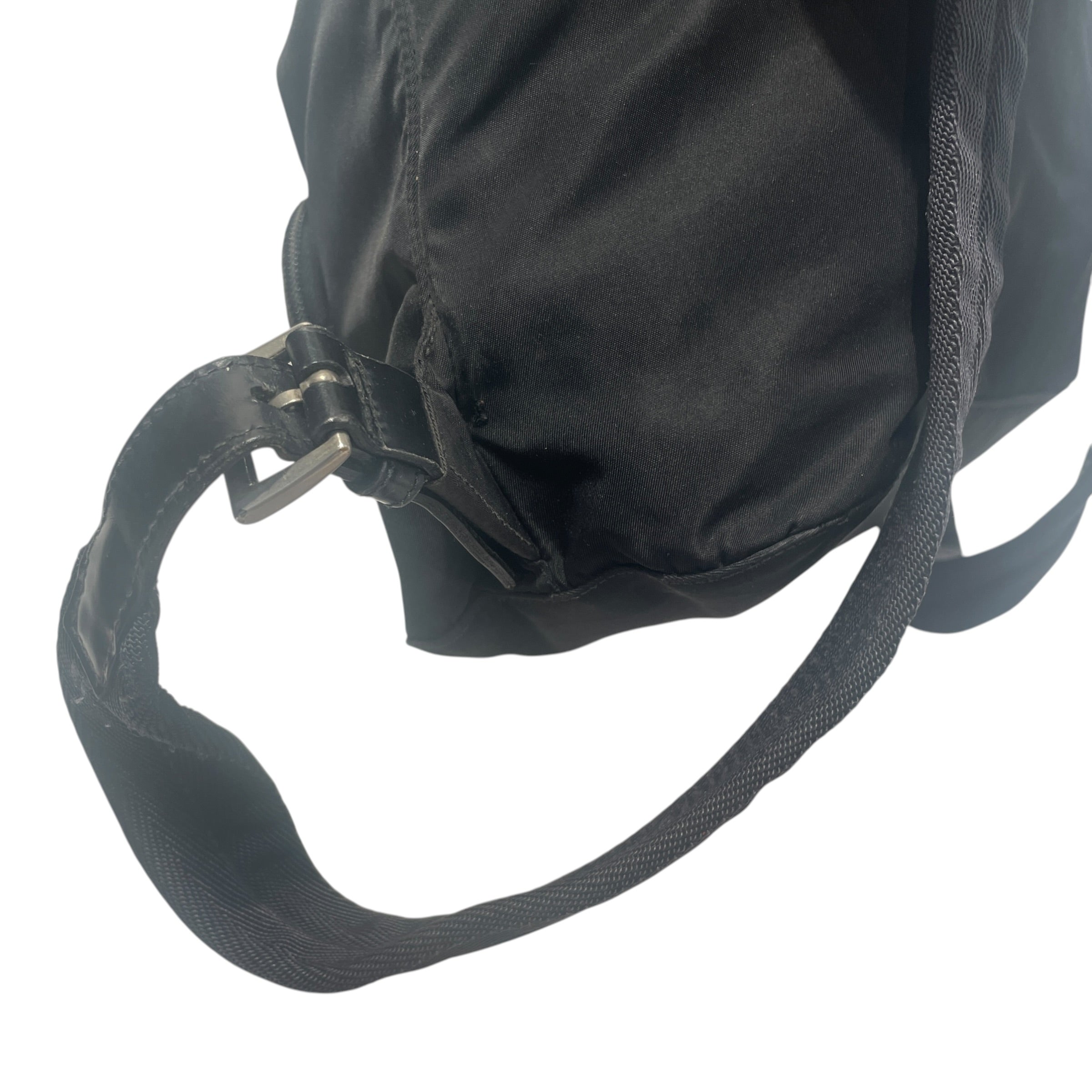 PRADA/Backpack/Nylon/BLK/Drawstring Backpack view 5