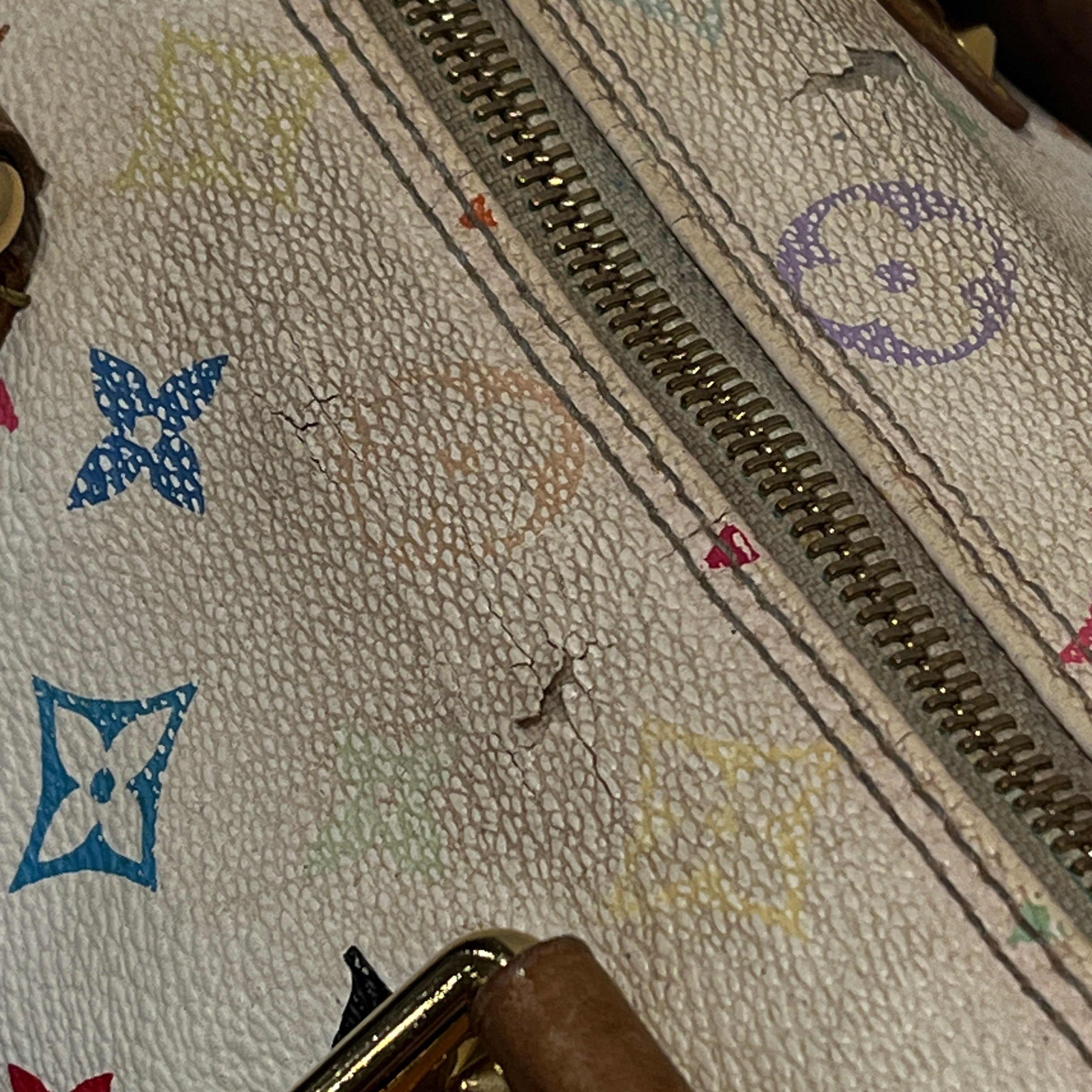 LOUIS VUITTON/Hand Bag/Monogram/MLT/TAKASHI MURAKAMI view 15