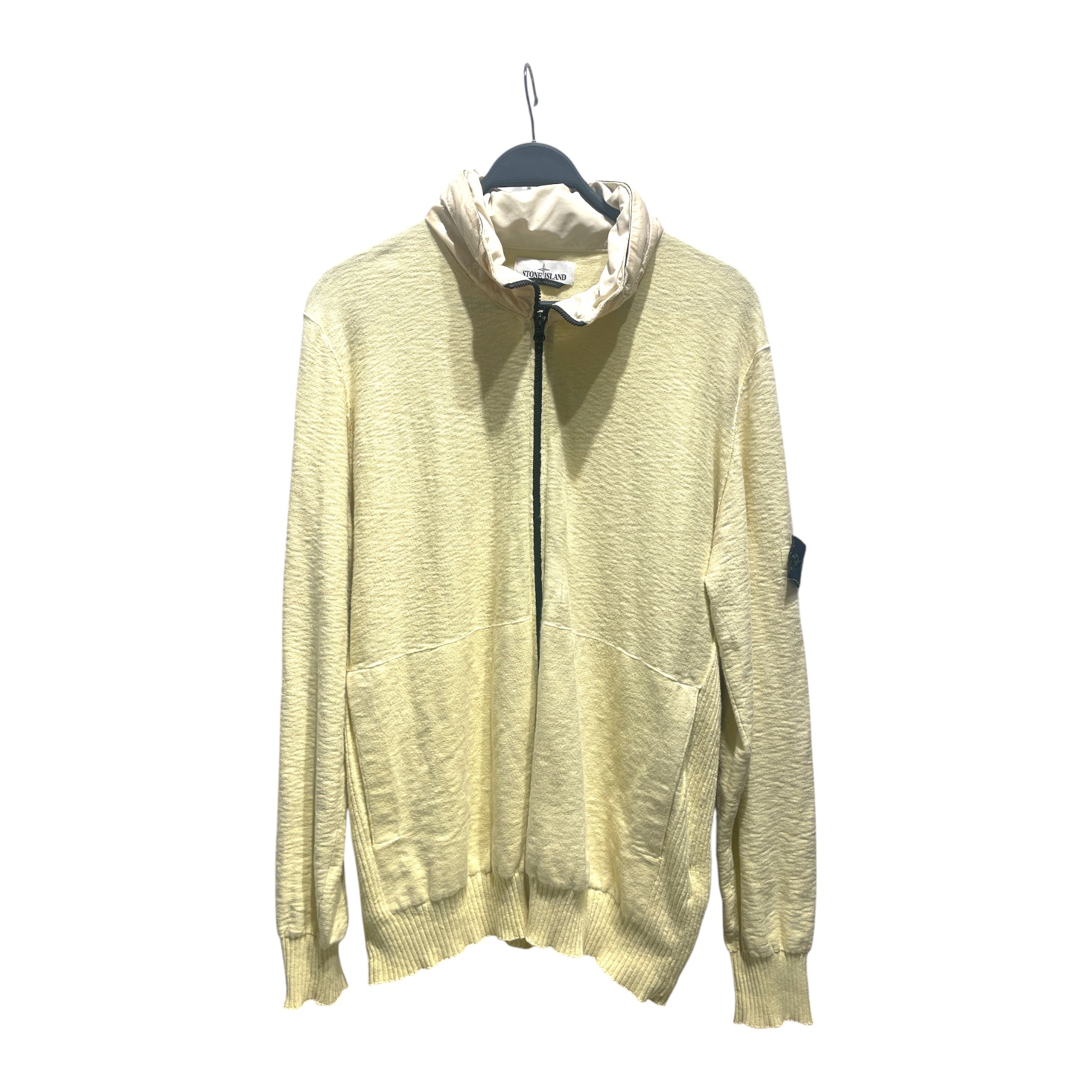 STONE ISLAND/Windbreaker/XXL/Cotton/IVR/LAMBSWOOL/COTTON FULL ZIP view 1