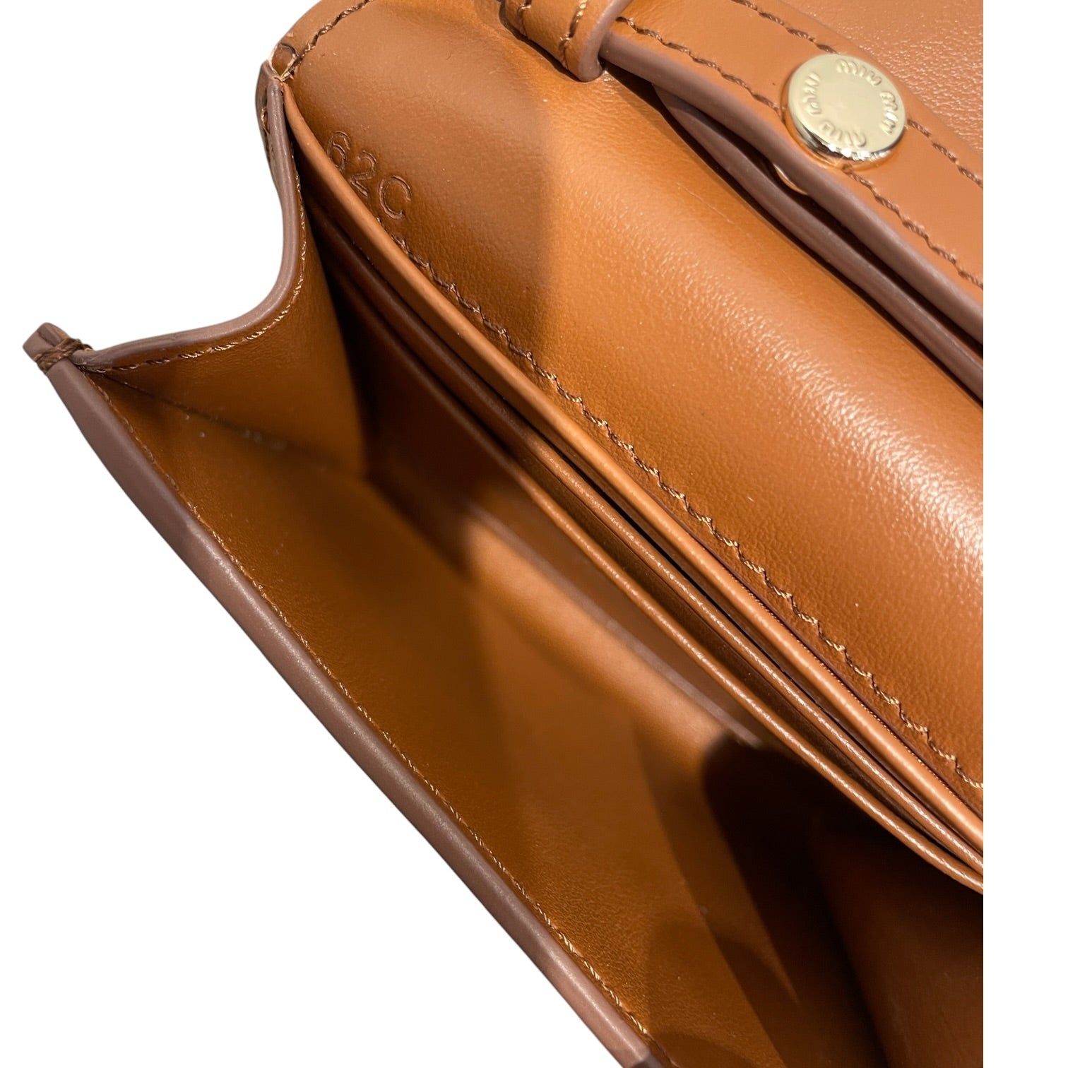 MIU MIU/Bifold Wallet/Leather/CML/L's/NAPPA COMPACT WALLET ON STRAP view 3