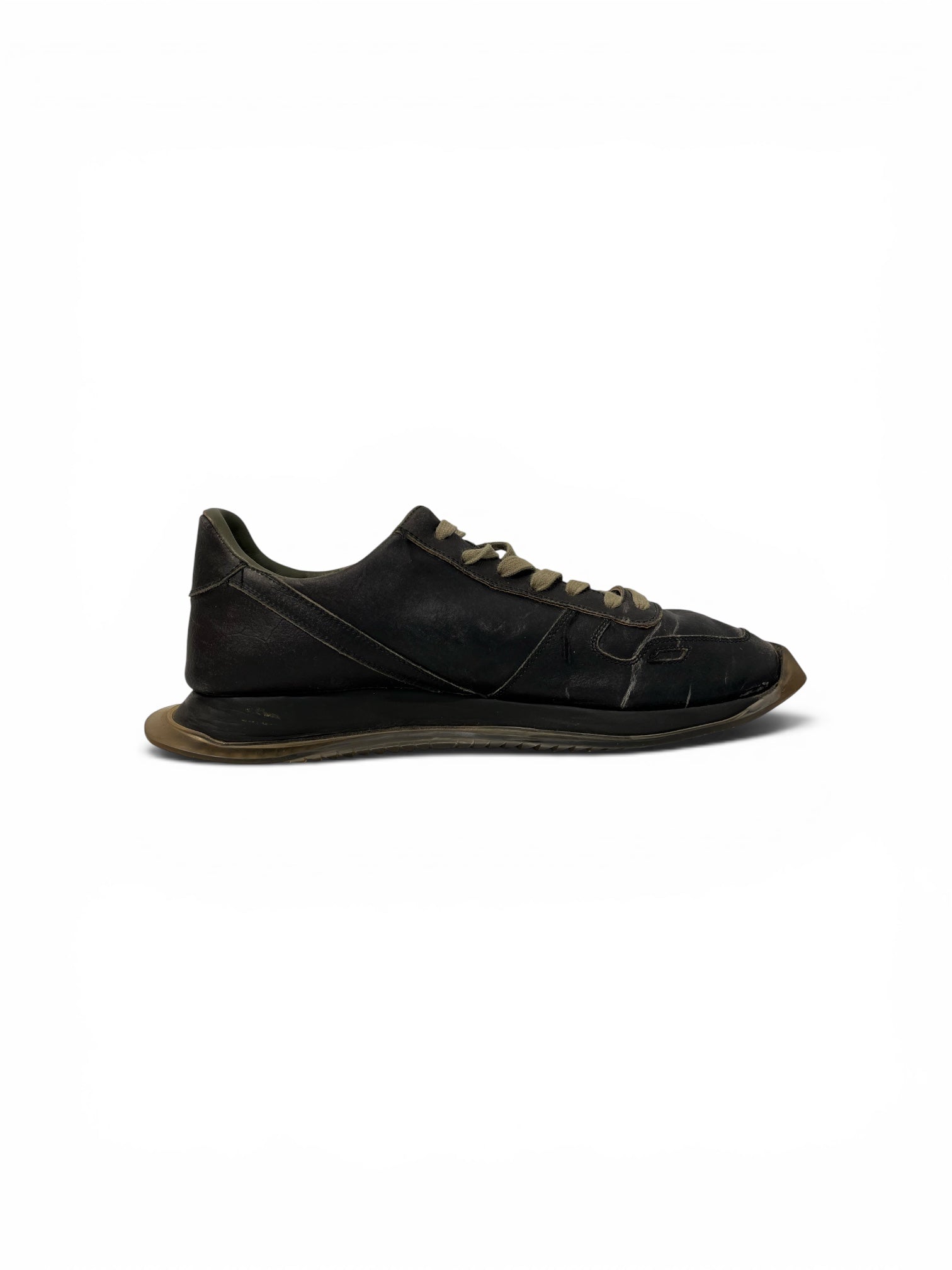 Rick Owens/Low-Sneakers/EU 43/BLK/BABEL RUNNER view 4