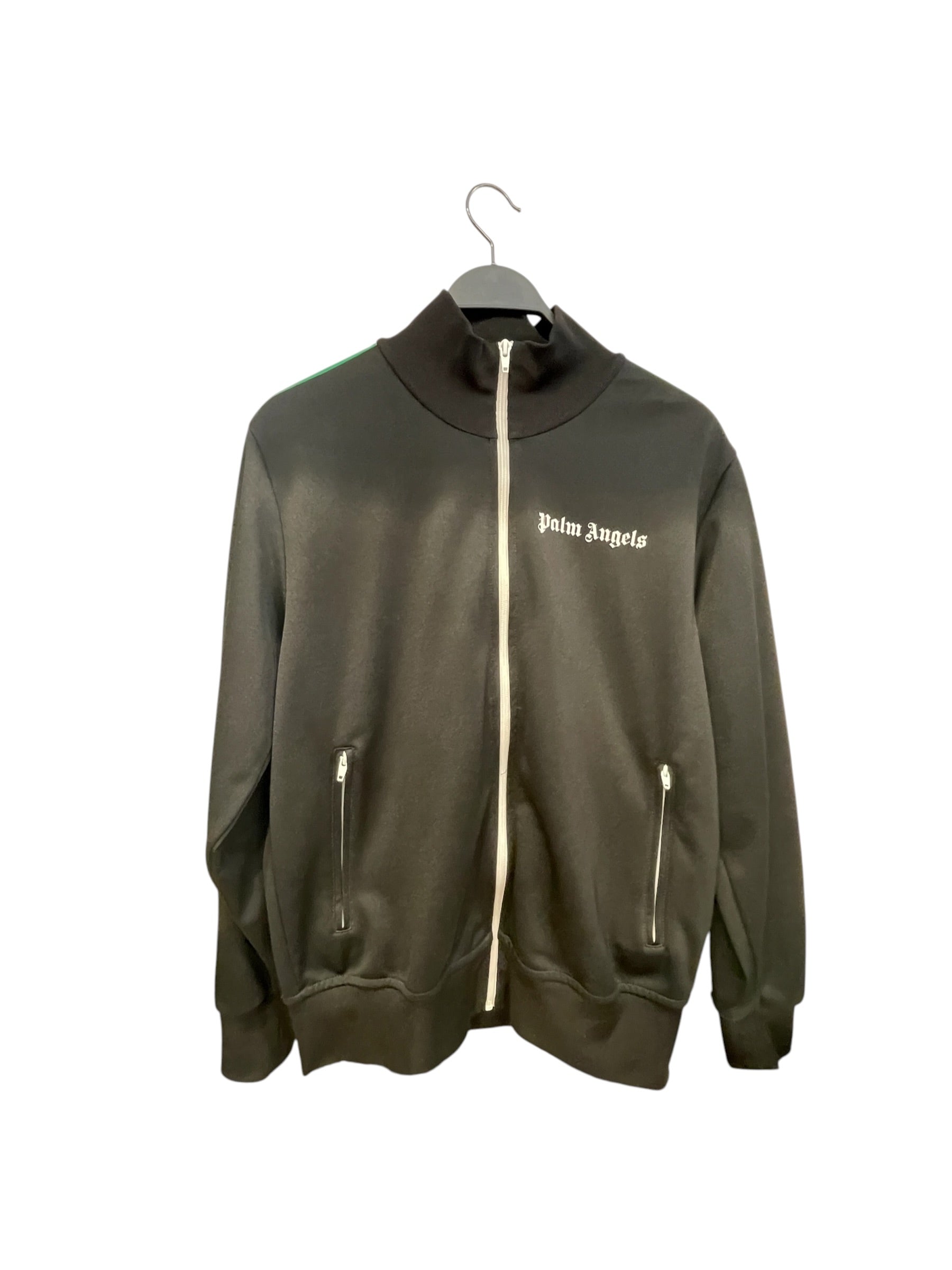 Palm Angels/Jacket/L/Polyester/BLK/multicolor stripe track jacket view 1
