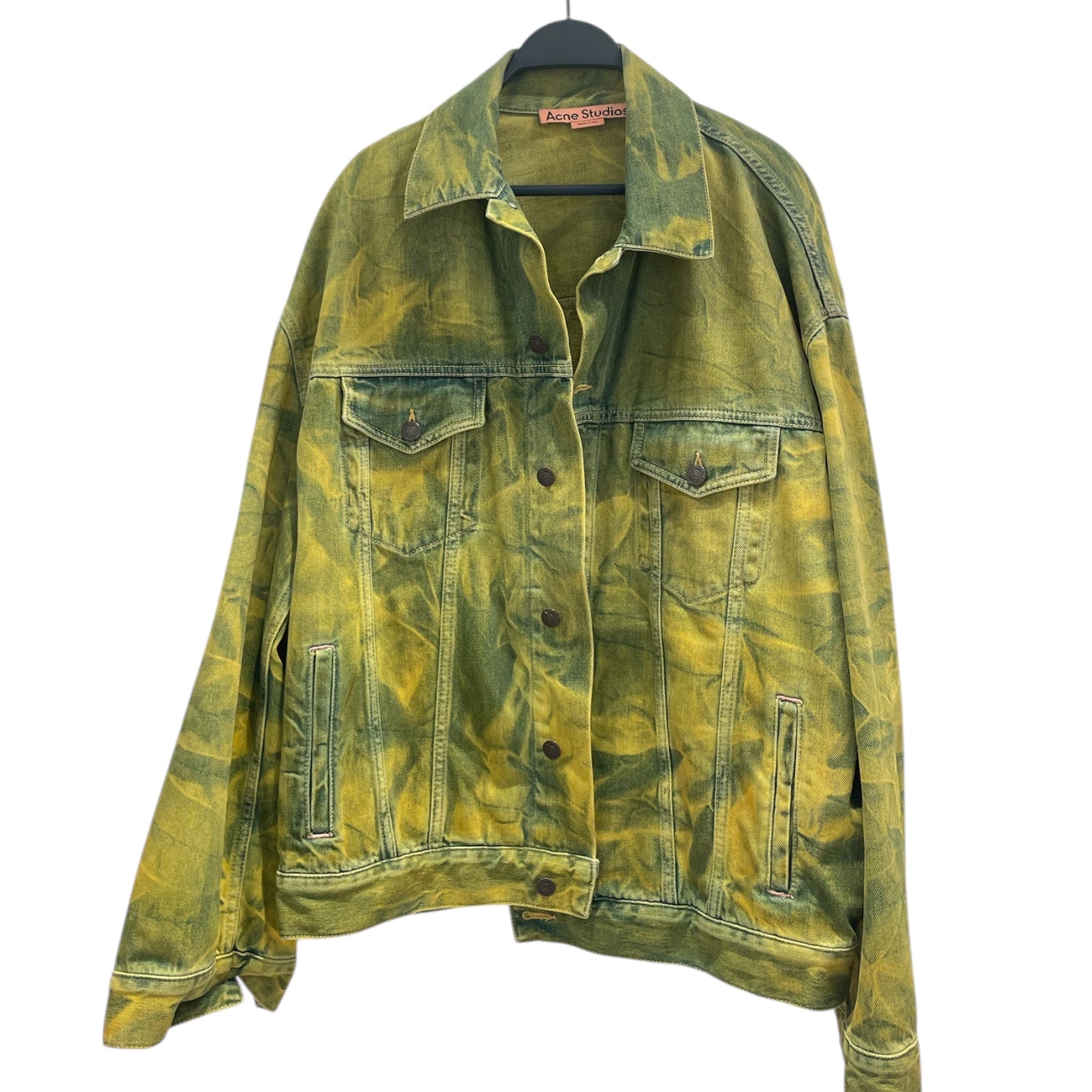 Acne Studios/Denim Jkt/Cotton/GRN/ACID WASH view 1