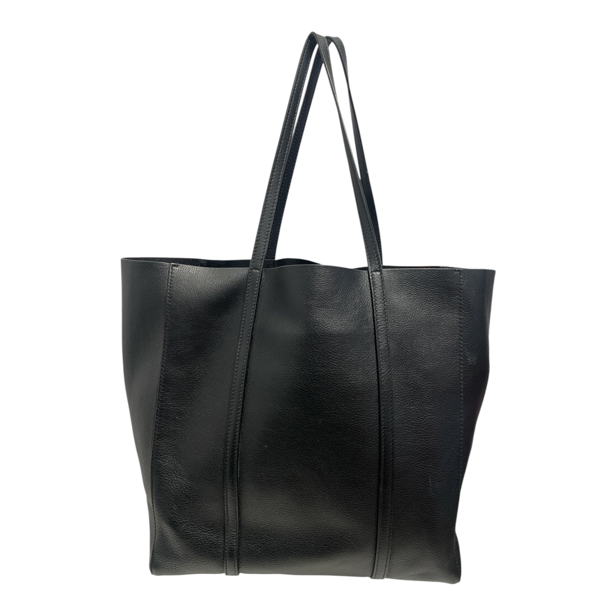 BALENCIAGA/Tote Bag/Leather/BLK/Everyday Leather Tote view 2