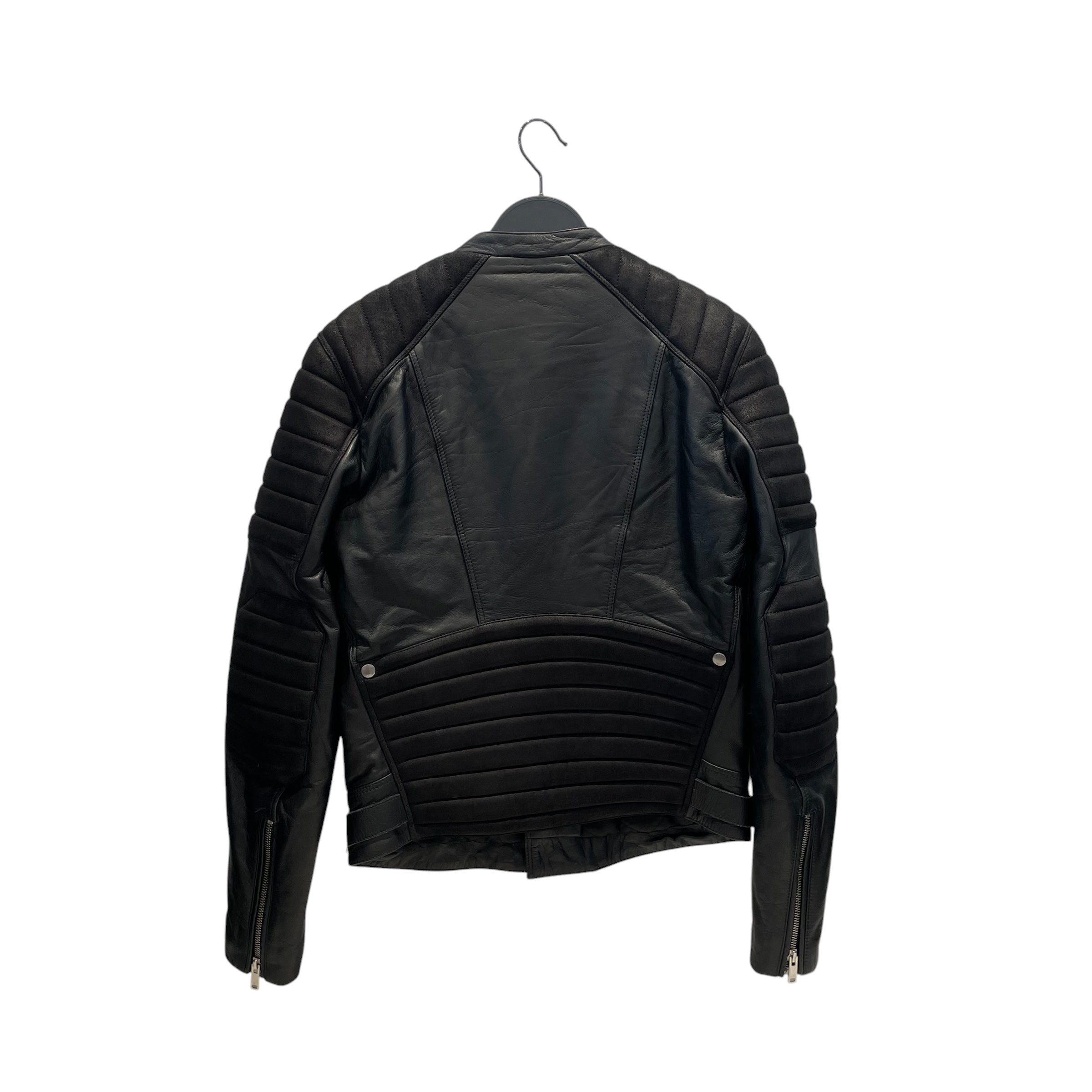 sandro/Jacket/XS/Leather/BLK/Daytona Black Moto Jacket view 2