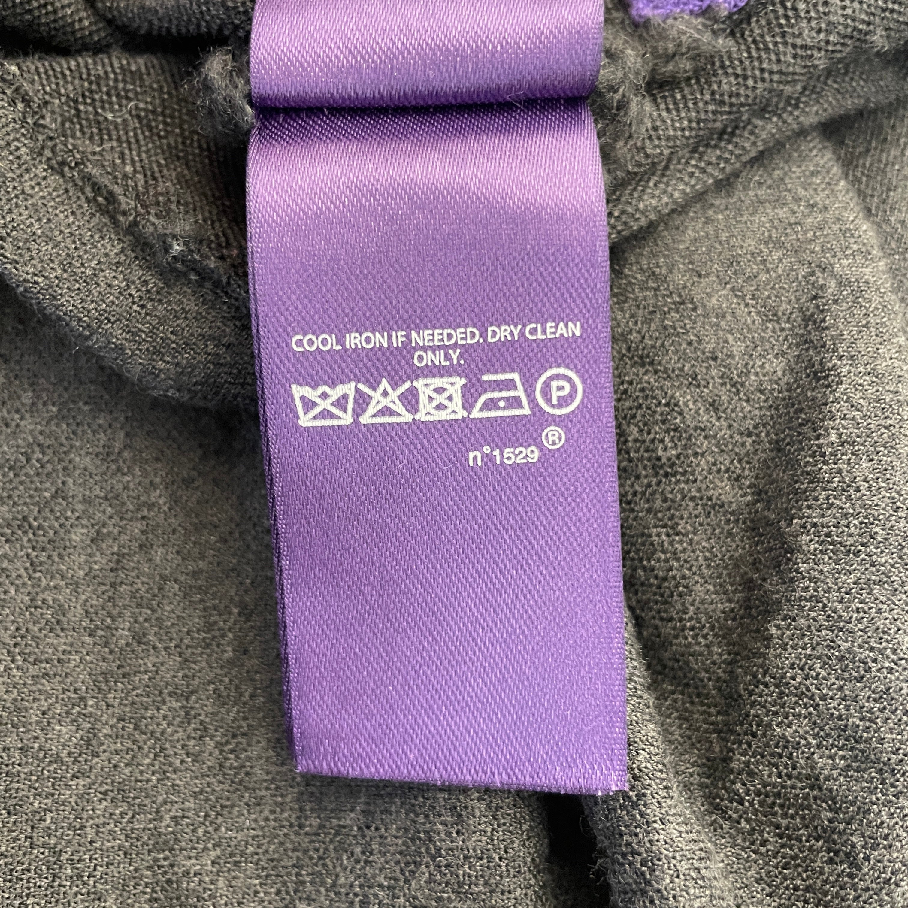 RALPH LAUREN PURPLE LABEL/LS T-Shirt/S/Cotton/GRY/GREY L/S POLO view 3