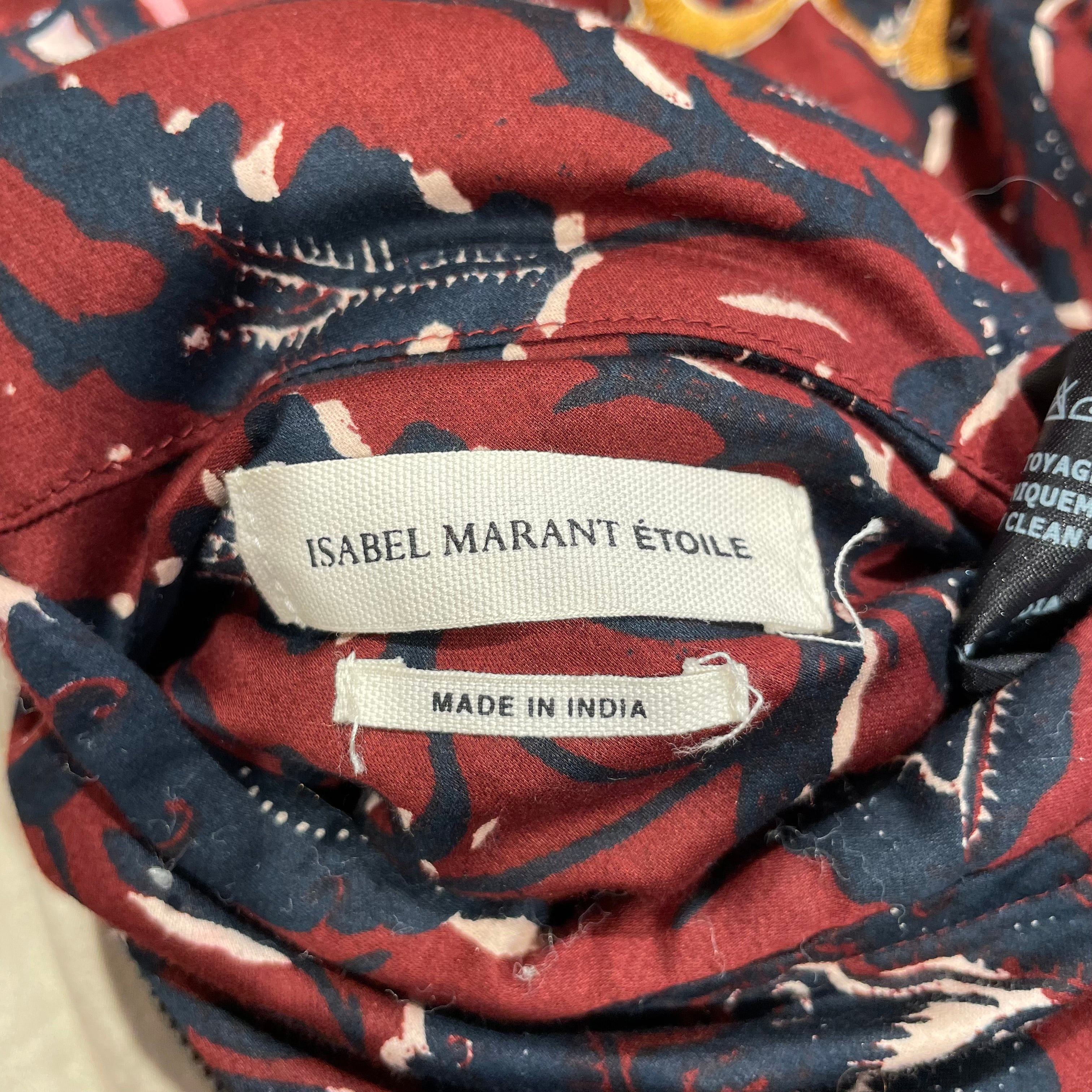 ISABEL MARANT/Jacket/Floral Pattern/Cotton/BRD/ZIP UP WITH ROSES view 5