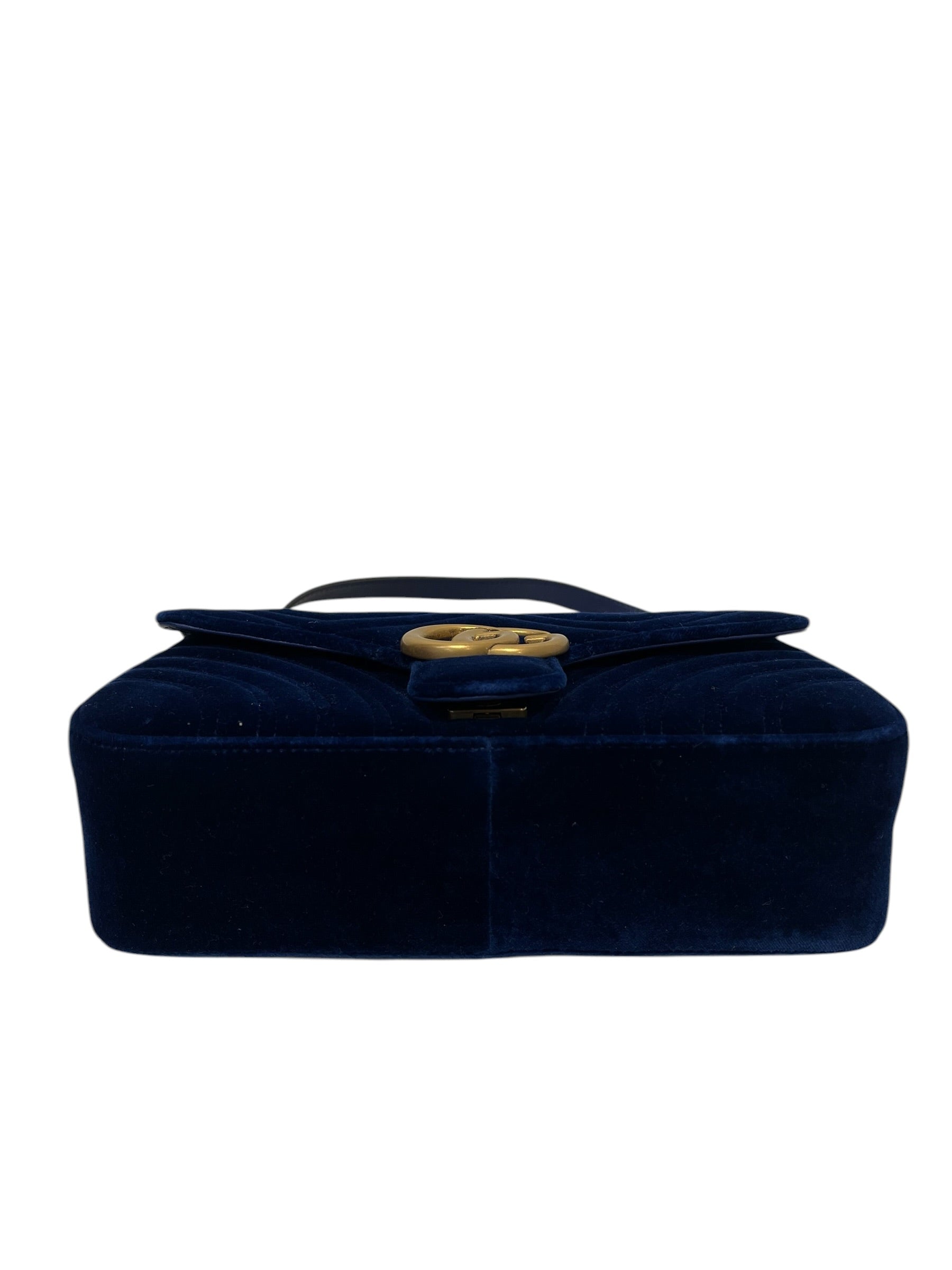 GUCCI/Bag/BLU/Marmont Velvet heart view 5