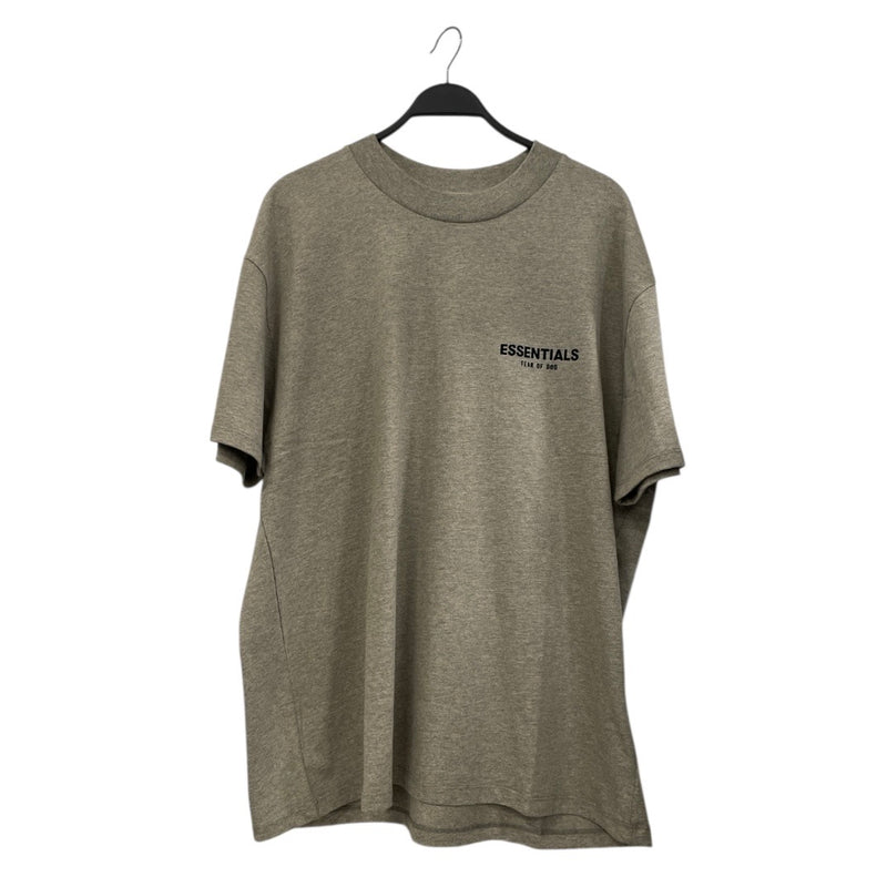 FOG ESSENTIALS/T-Shirt/L/Cotton/GRY/left velvet logo