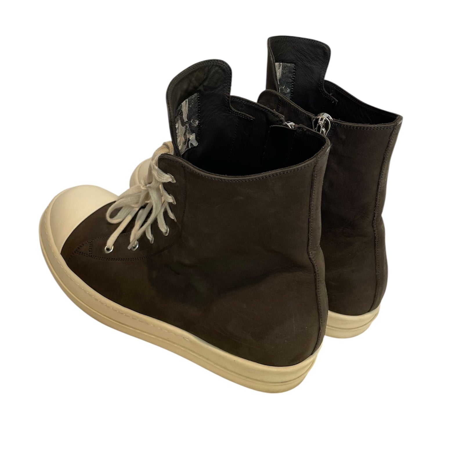 Rick Owens/Hi-Sneakers/EU 46/Leather/GRY/Gray Poterville  Ramones view 2