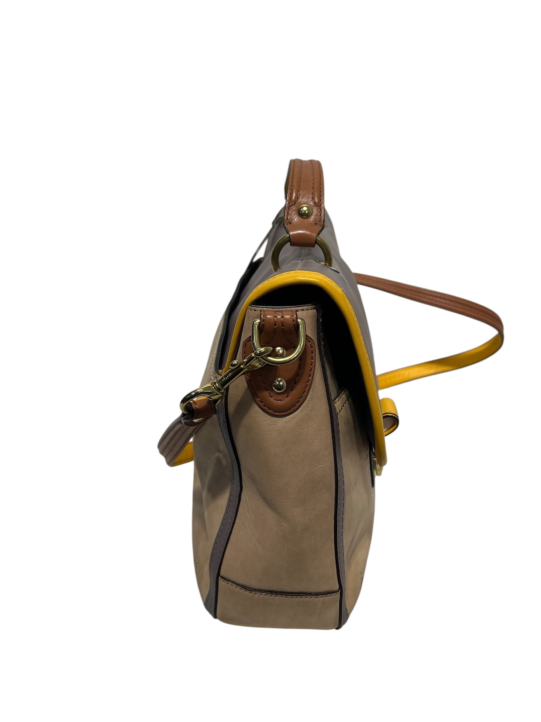 COACH/Bag/Border/Leather/YEL/POPPY FLAP BAG view 2