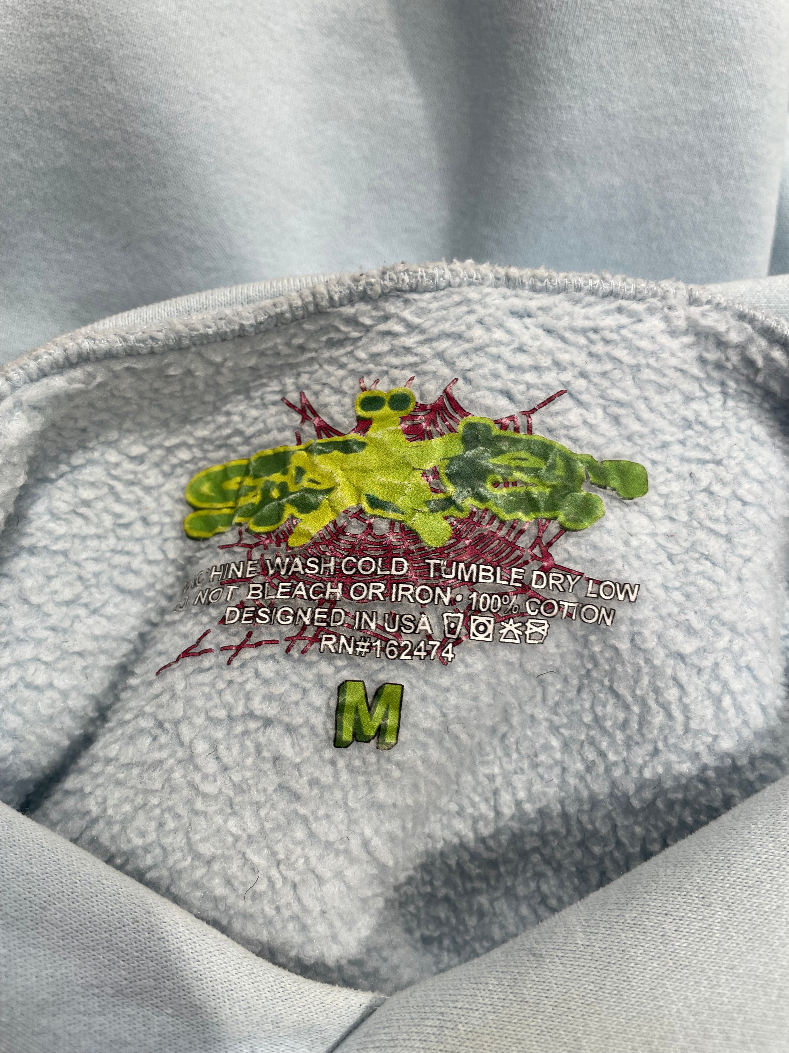 Sp5der/Hoodie/M/Graphic/Cotton/BLU/ view 3