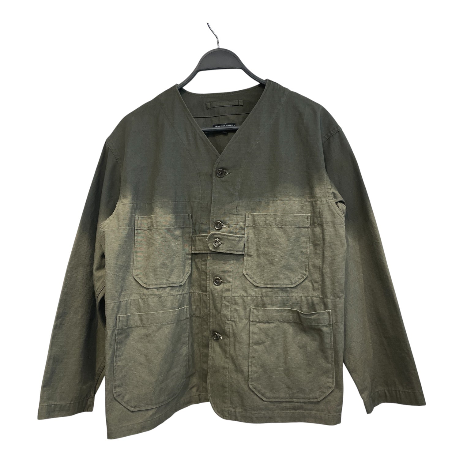 Engineered Garments/Jacket/S/Cotton/GRY/BUTTONED CARDIGAN JACKET view 1