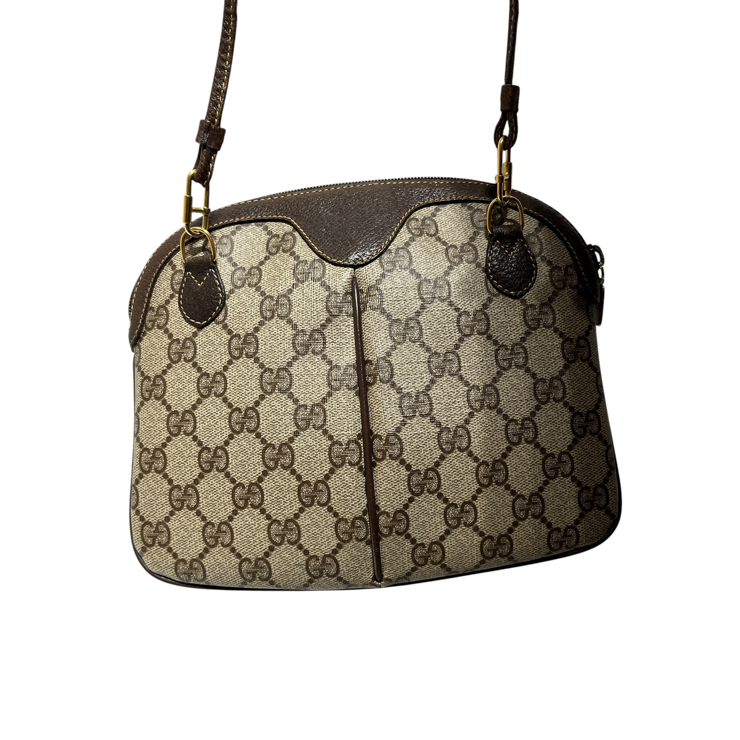 GUCCI/Cross Body Bag/Monogram/Leather/KHK/VINTAGE GG PLUS SHERRY LINE view 3